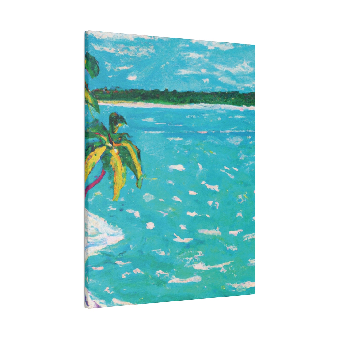 8278H - Bahamas Ocean Painting Print | Bahamas | Ocean | Beach | Poster | Home Decor | Wall Art | Canvas