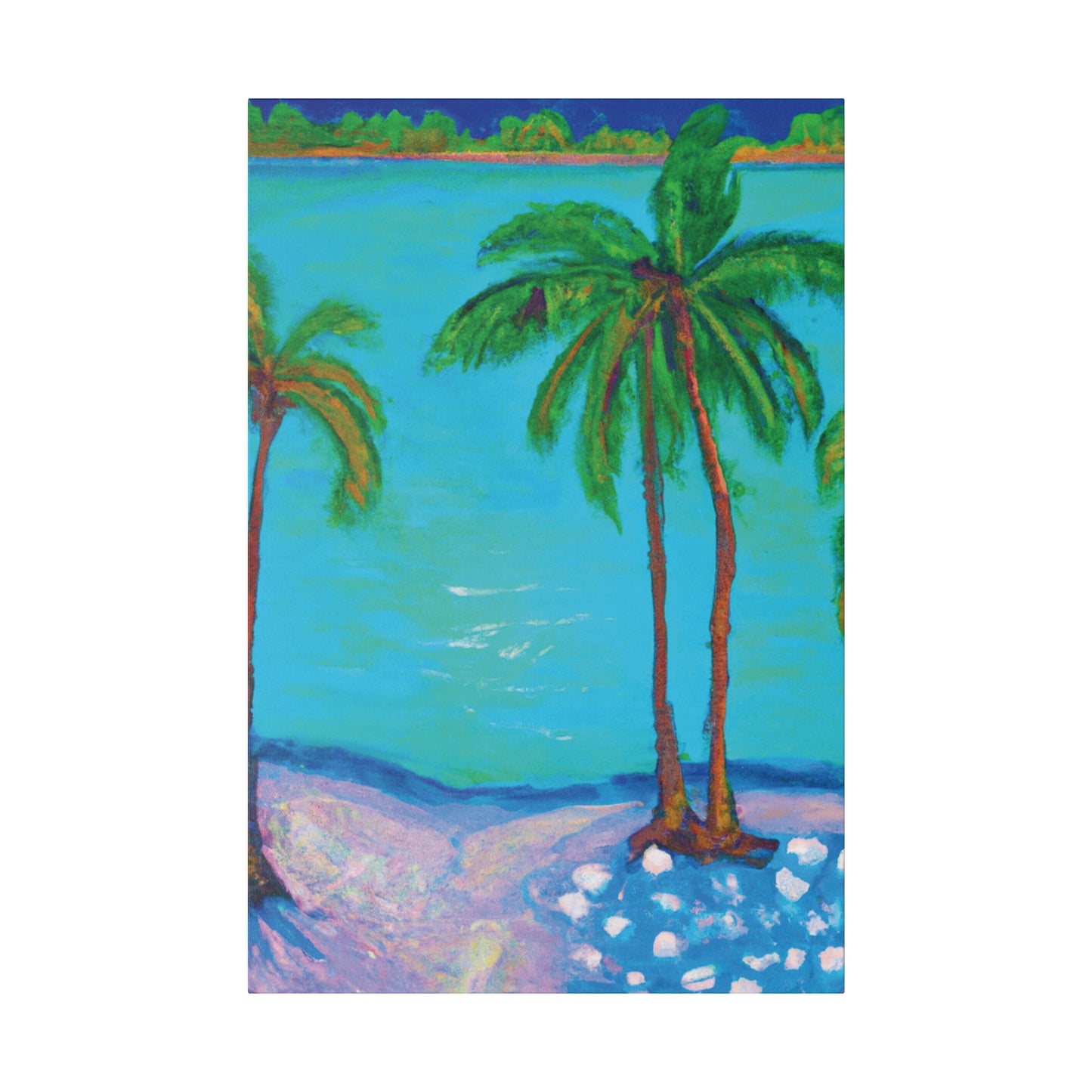 5029K - Bahamas Ocean Painting Print | Bahamas | Ocean | Beach | Poster | Home Decor | Wall Art | Canvas