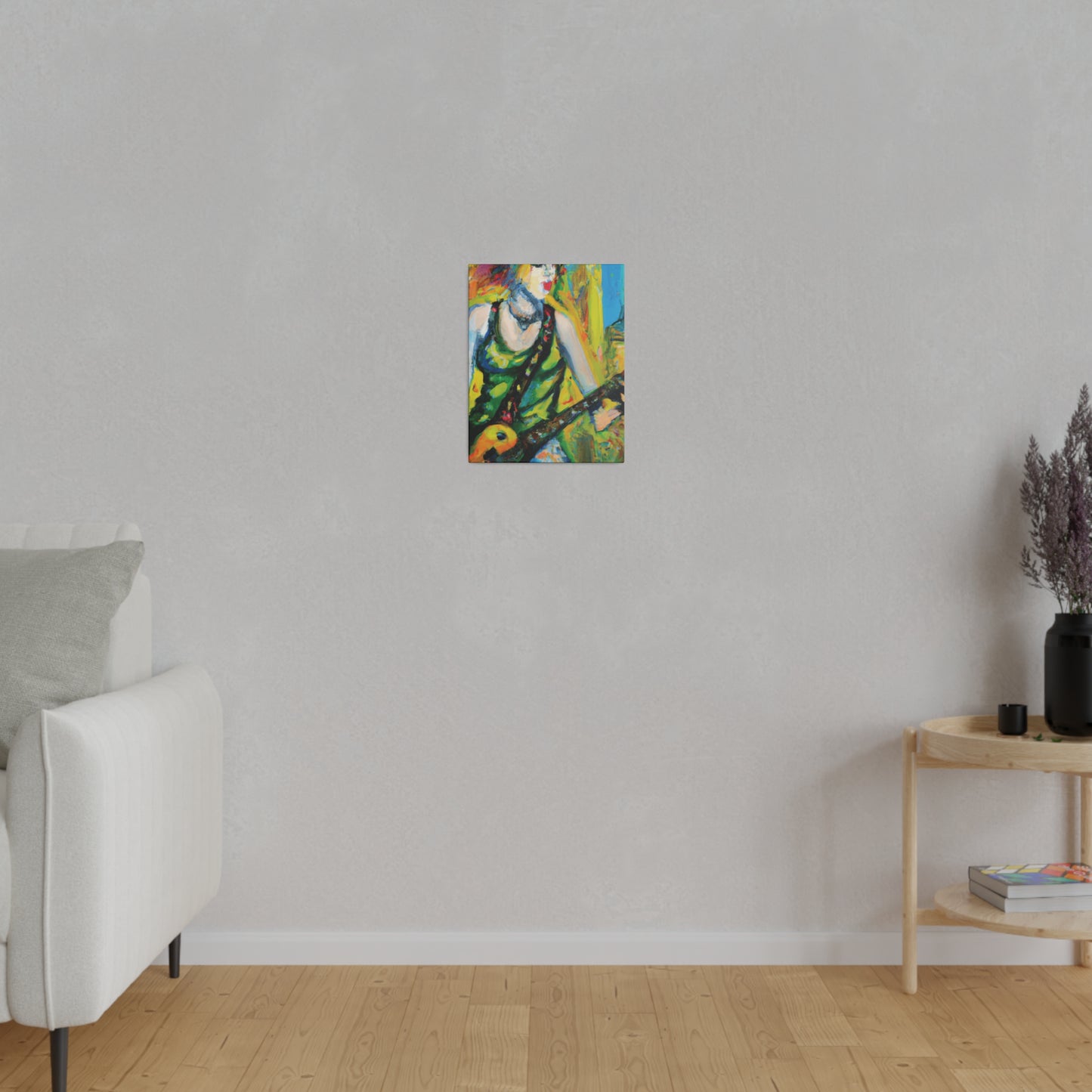 4713C - Rockstar Oil Painting Style Print | Poster | Home Decor | Wall Art | Music Art | Canvas