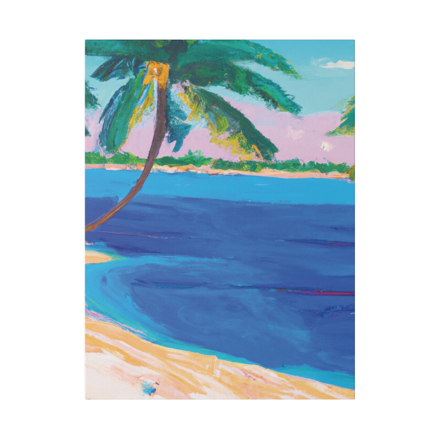 4782F - Bahamas Ocean Painting Print | Bahamas | Ocean | Beach | Poster | Home Decor | Wall Art | Canvas