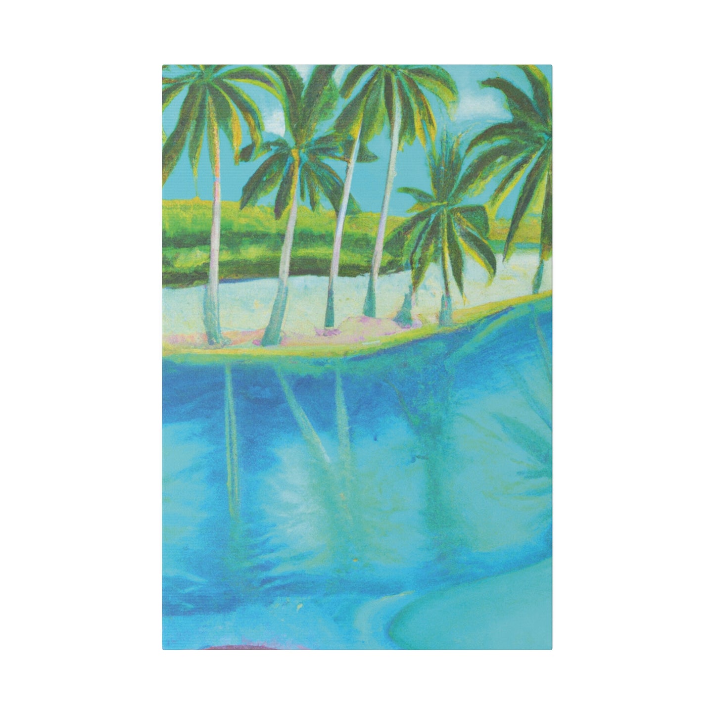 5436R - Bahamas Ocean Painting Print | Bahamas | Ocean | Beach | Poster | Home Decor | Wall Art | Canvas