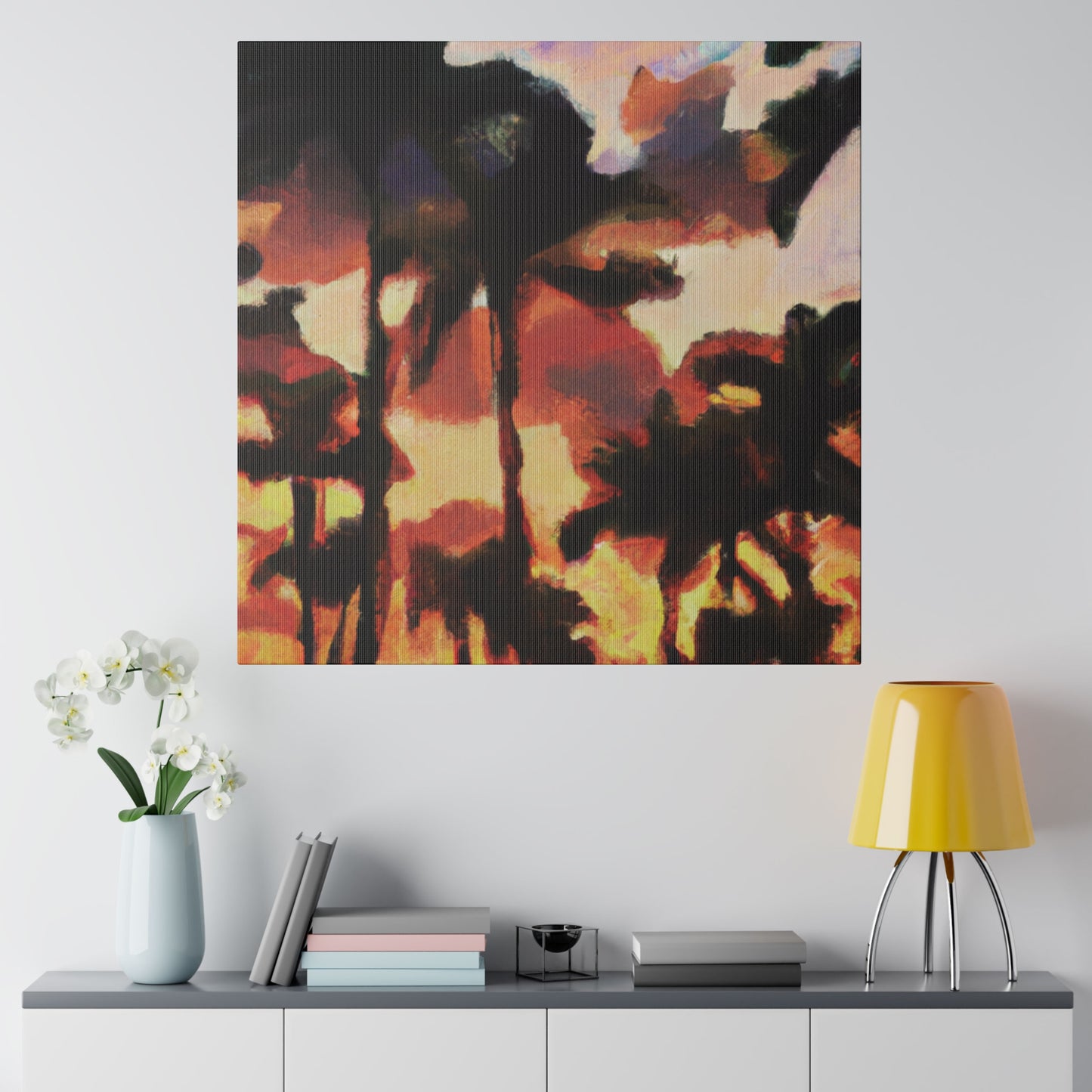 8396Z - Miami Beach Sunset Painting Print | Miami | Beach | Sunset | Poster | Home Decor | Wall Art | Canvas