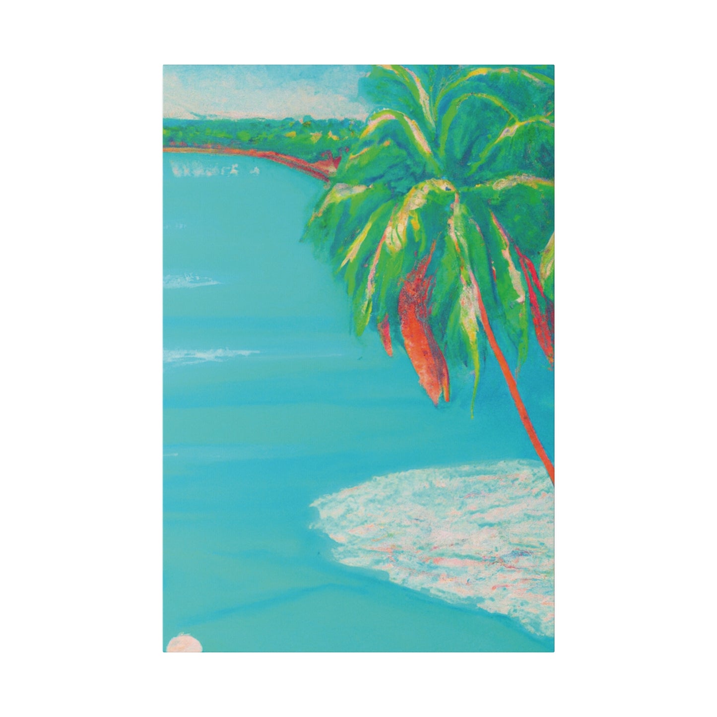 6263D - Bahamas Ocean Painting Print | Bahamas | Ocean | Beach | Poster | Home Decor | Wall Art | Canvas