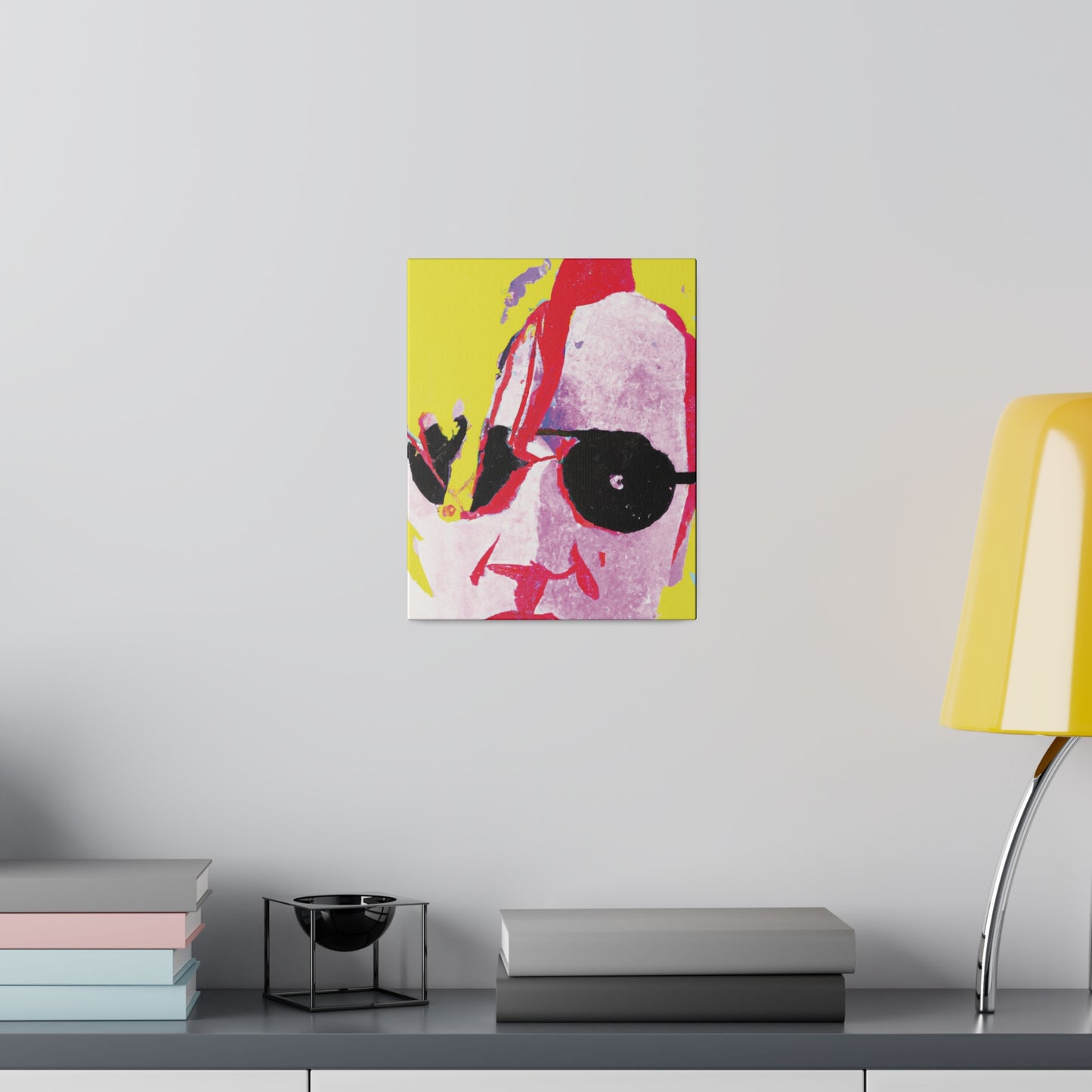 5921U - Rockstar Painting Print | Face | Abstract | Poster | Home Decor | Wall Art | Music Art | Canvas