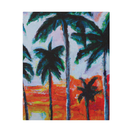 5398G - Miami Beach Sunset Painting Print | Miami | Beach | Sunset | Poster | Home Decor | Wall Art | Canvas