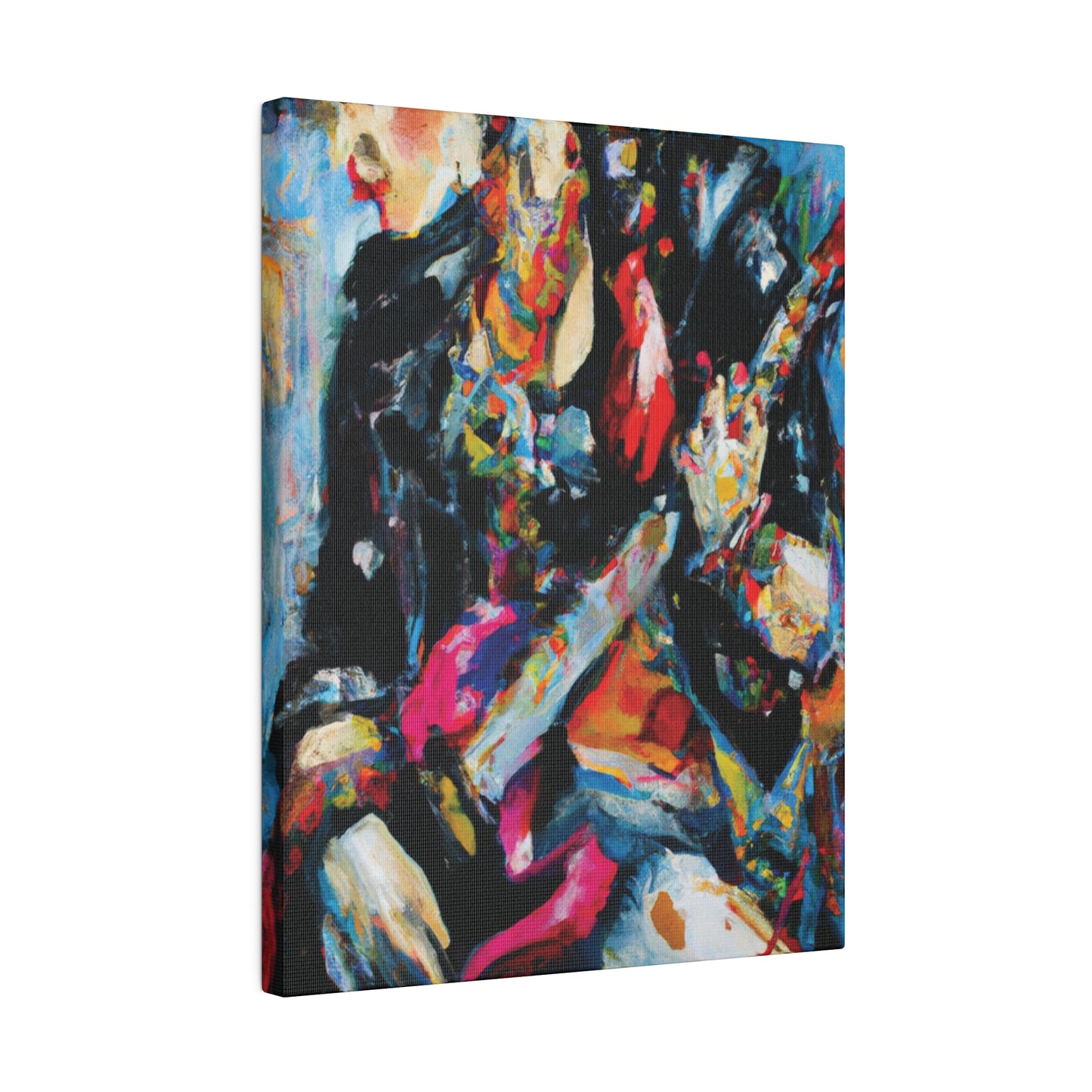 7248A - Rockstar Oil Painting Style Print | Poster | Home Decor | Wall Art | Music Art | Canvas