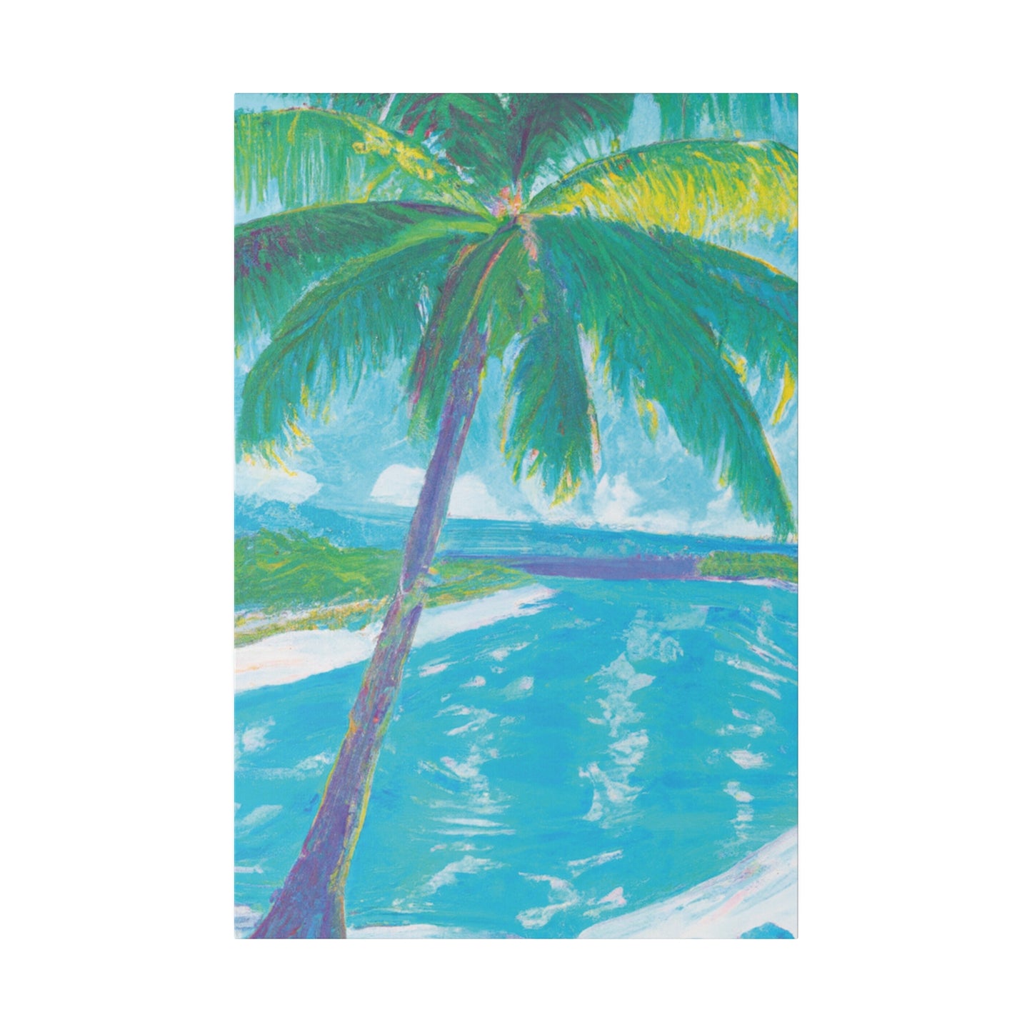 9252K - Bahamas Ocean Painting Print | Bahamas | Ocean | Beach | Poster | Home Decor | Wall Art | Canvas