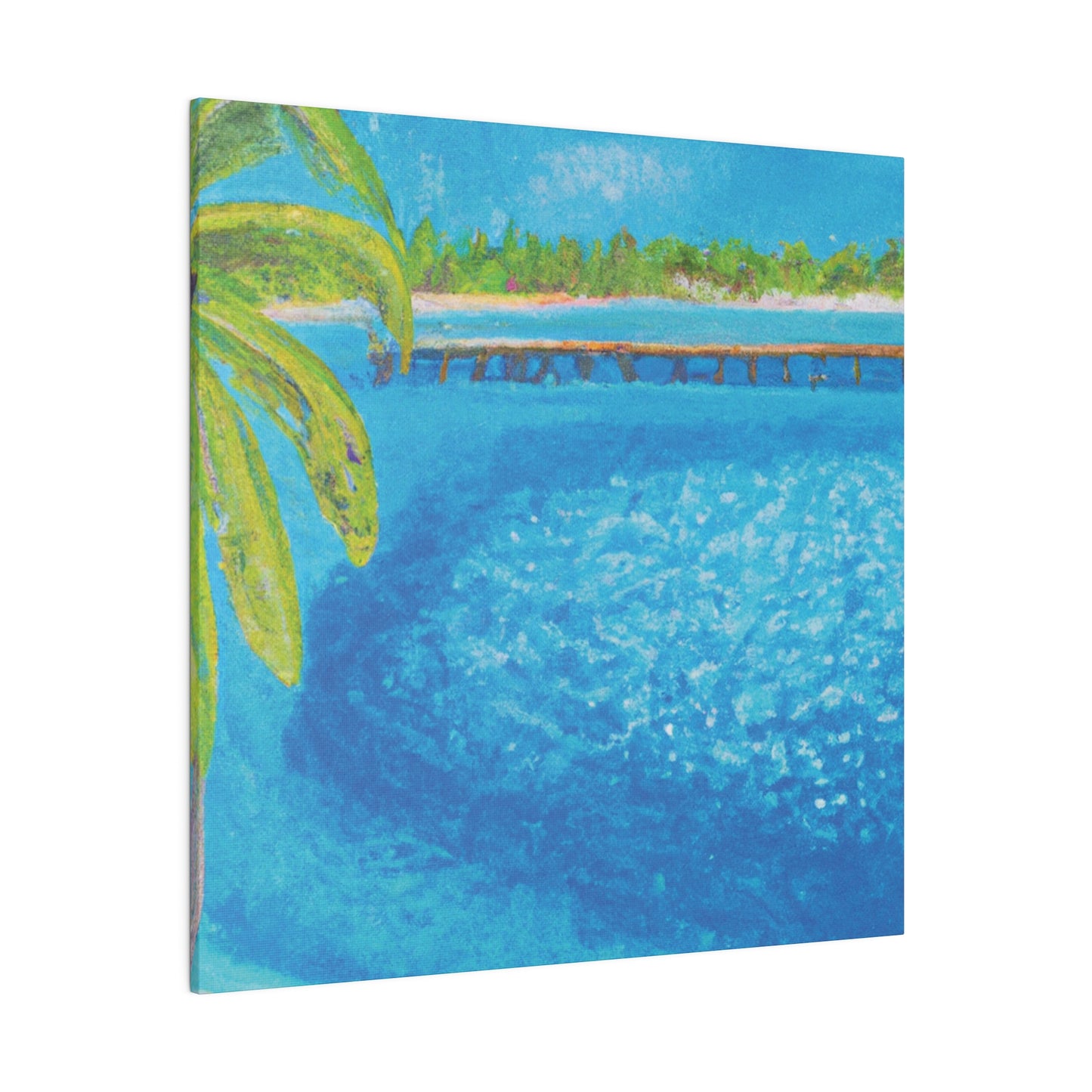 9462U - Bahamas Ocean Painting Print | Bahamas | Ocean | Beach | Poster | Home Decor | Wall Art | Canvas