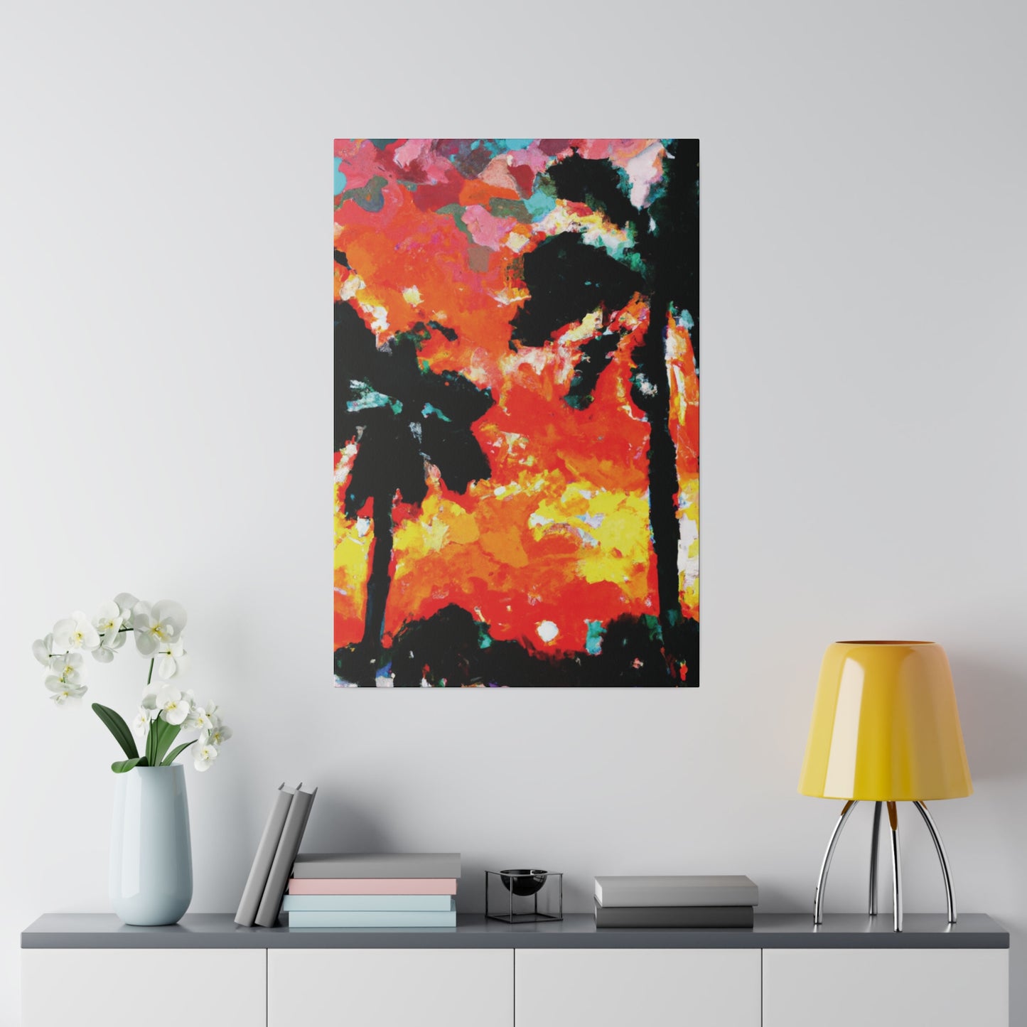 8653O - Miami Beach Sunset Painting Print | Miami | Beach | Sunset | Poster | Home Decor | Wall Art | Canvas