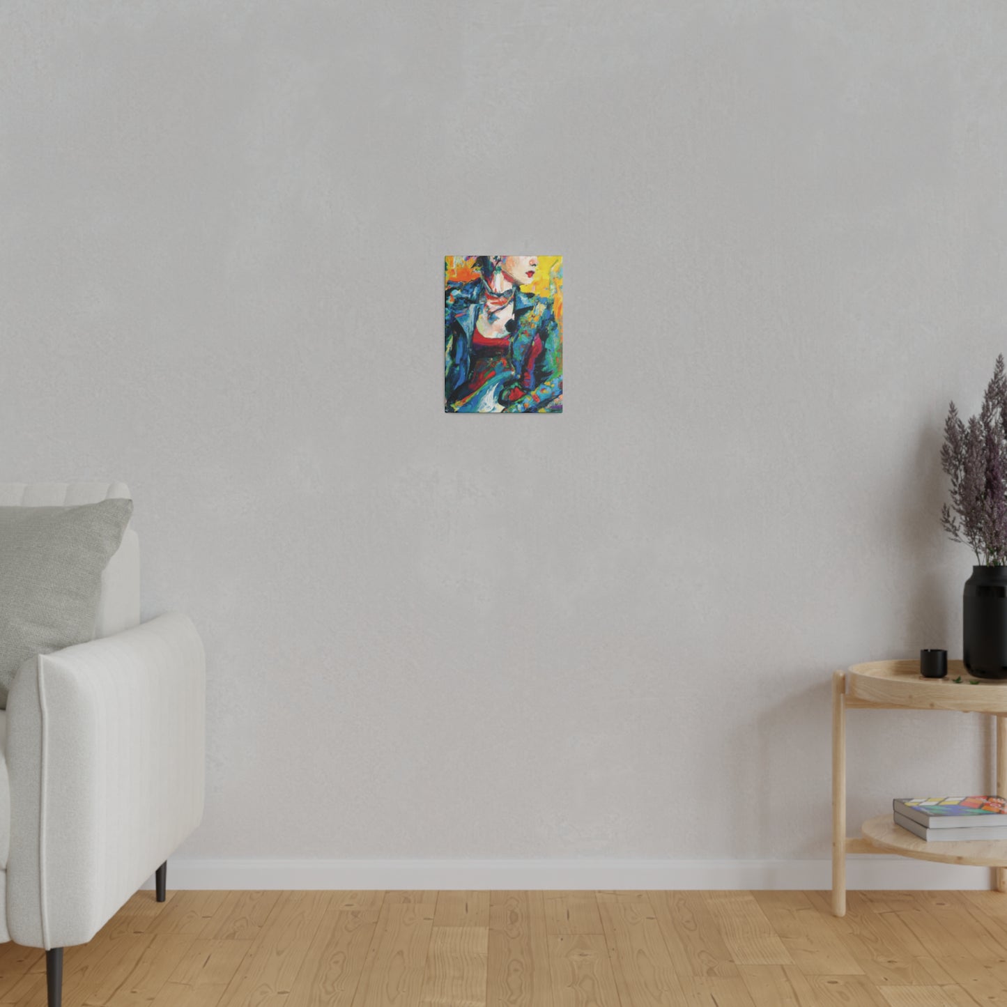 9075K - Rockstar Oil Painting Style Print | Poster | Home Decor | Wall Art | Music Art | Canvas