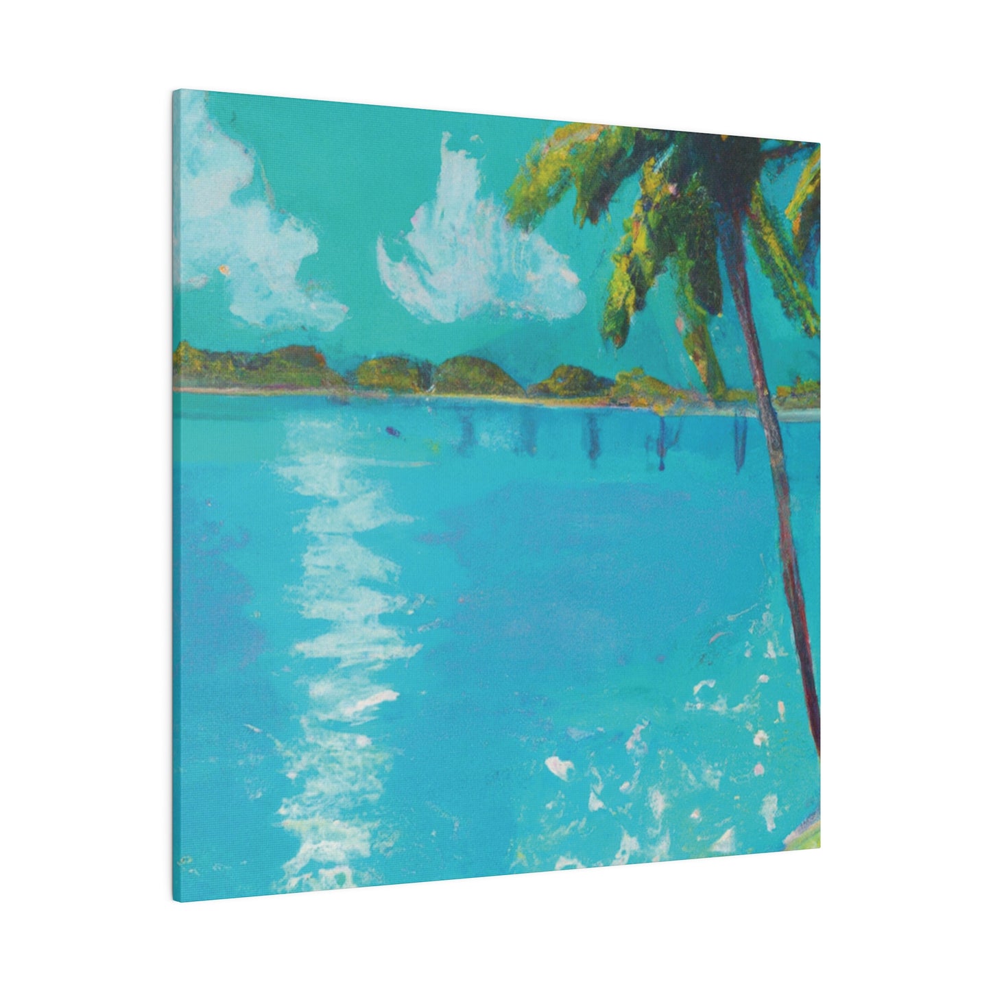 2483G - Bahamas Ocean Painting Print | Bahamas | Ocean | Beach | Poster | Home Decor | Wall Art | Canvas