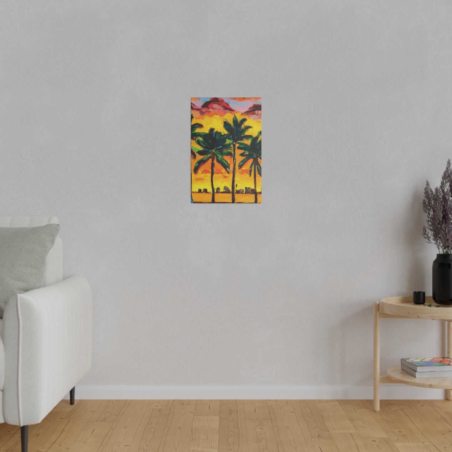 3622W - Miami Beach Sunset Painting Print | Miami | Beach | Sunset | Poster | Home Decor | Wall Art | Canvas