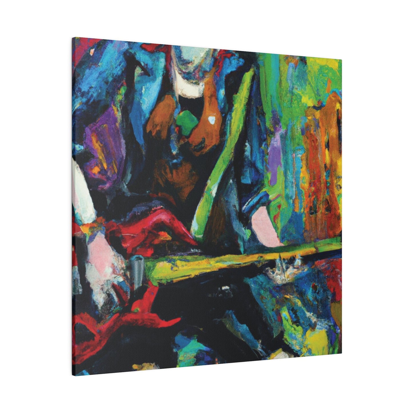 2285H - Rockstar Oil Painting Style Print | Poster | Home Decor | Wall Art | Music Art | Canvas