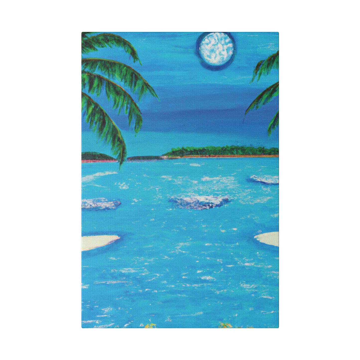 7239Z - Bahamas Ocean Painting Print | Bahamas | Ocean | Beach | Poster | Home Decor | Wall Art | Canvas