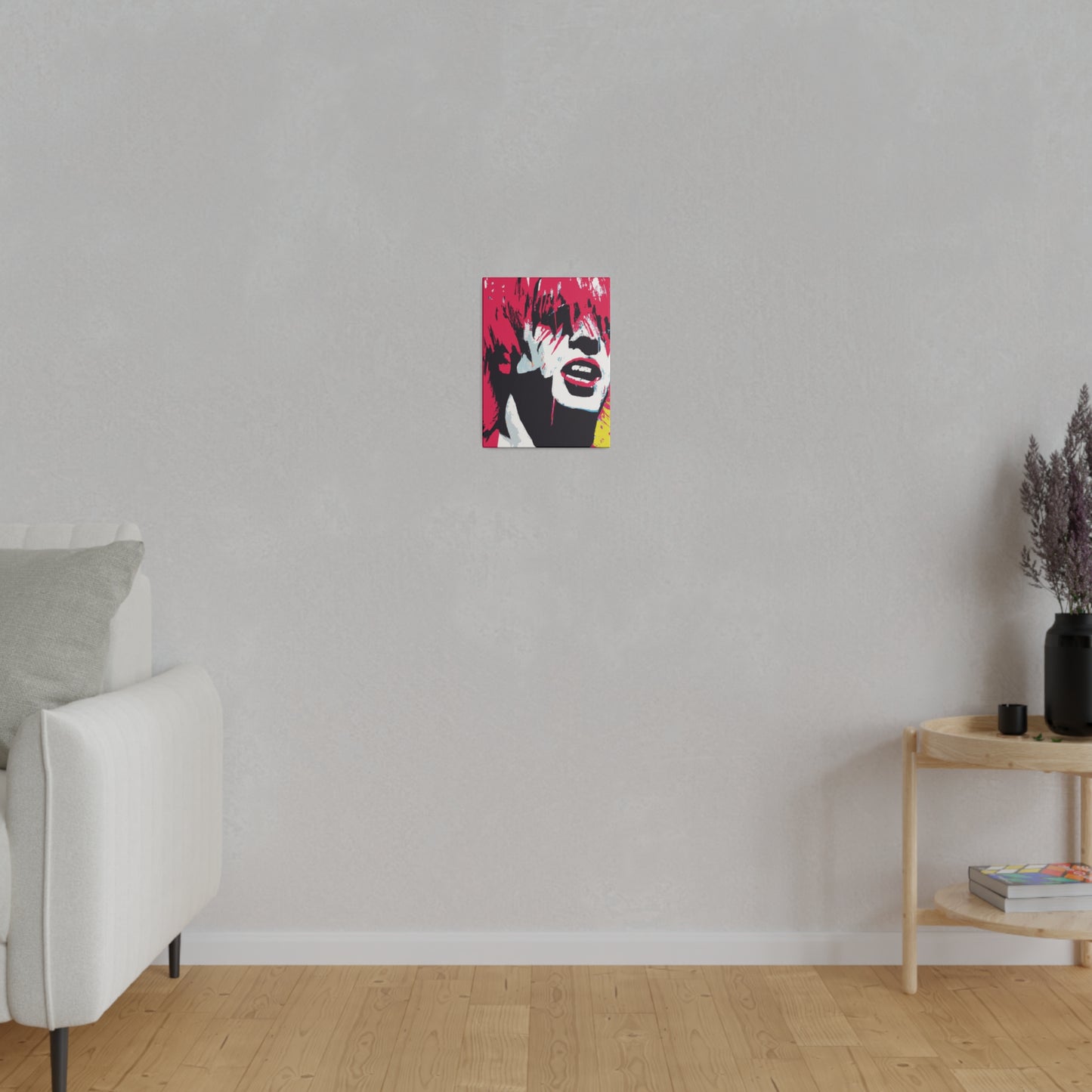 8269P - Rockstar Painting Print | Face | Abstract | Poster | Home Decor | Wall Art | Music Art | Canvas
