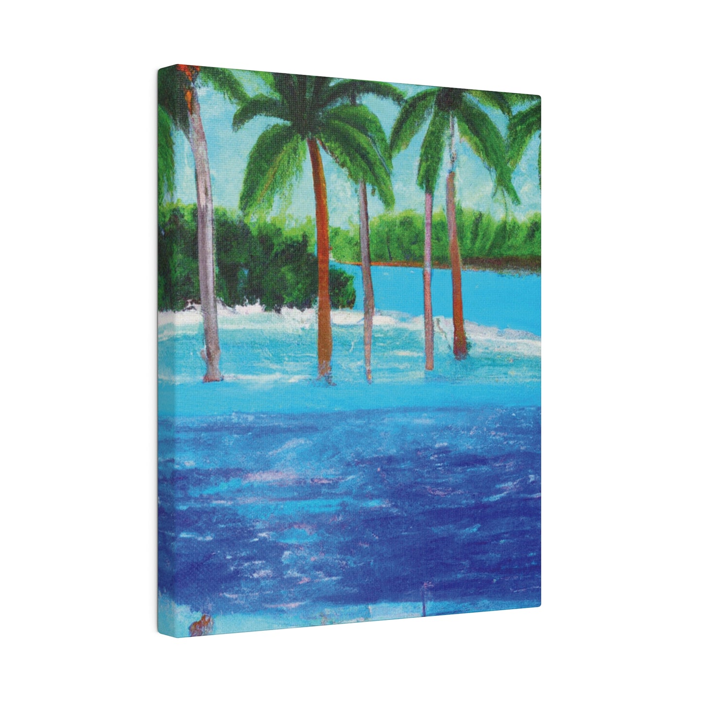 4563X - Bahamas Ocean Painting Print | Bahamas | Ocean | Beach | Poster | Home Decor | Wall Art | Canvas