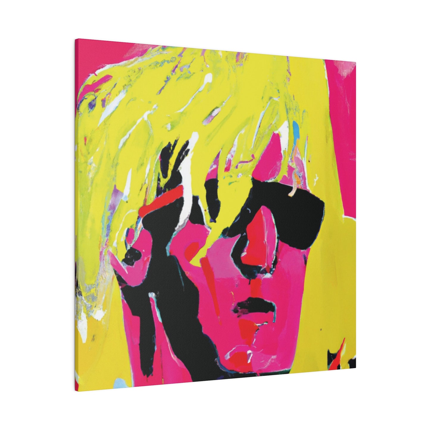 5130P - Rockstar Painting Print | Face | Abstract | Poster | Home Decor | Wall Art | Music Art | Canvas