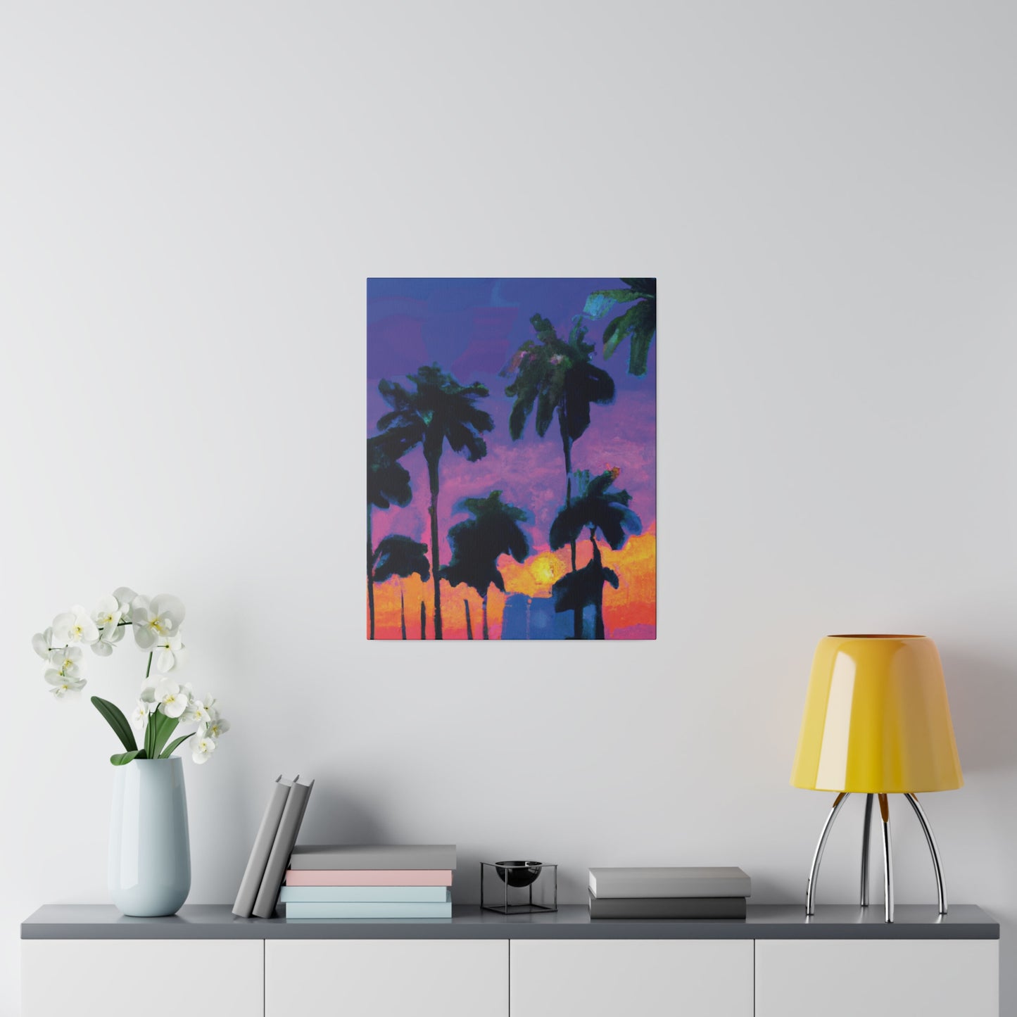 9232V - Miami Beach Sunset Painting Print | Miami | Beach | Sunset | Poster | Home Decor | Wall Art | Canvas
