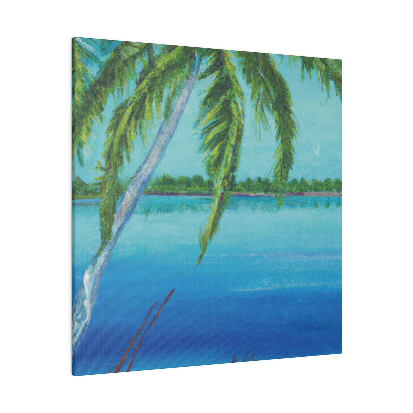 6874M - Bahamas Ocean Painting Print | Bahamas | Ocean | Beach | Poster | Home Decor | Wall Art | Canvas