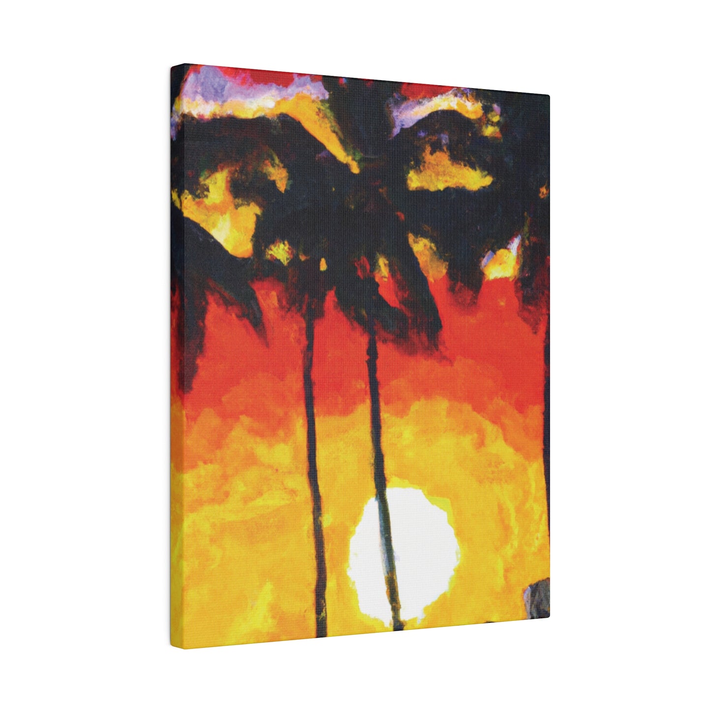 6973R - Miami Beach Sunset Painting Print | Miami | Beach | Sunset | Poster | Home Decor | Wall Art | Canvas