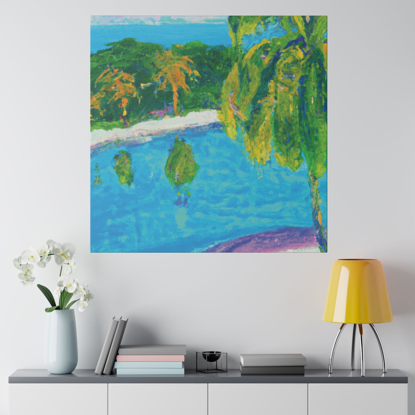 3281F - Bahamas Ocean Painting Print | Bahamas | Ocean | Beach | Poster | Home Decor | Wall Art | Canvas