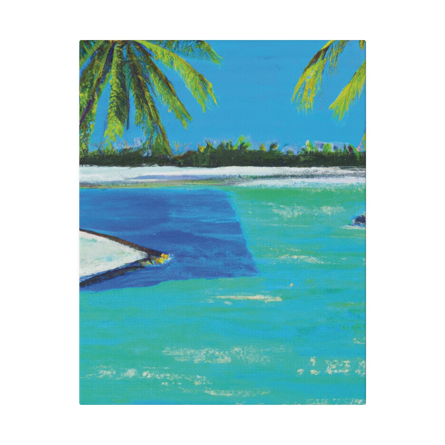 9761V - Bahamas Ocean Painting Print | Bahamas | Ocean | Beach | Poster | Home Decor | Wall Art | Canvas