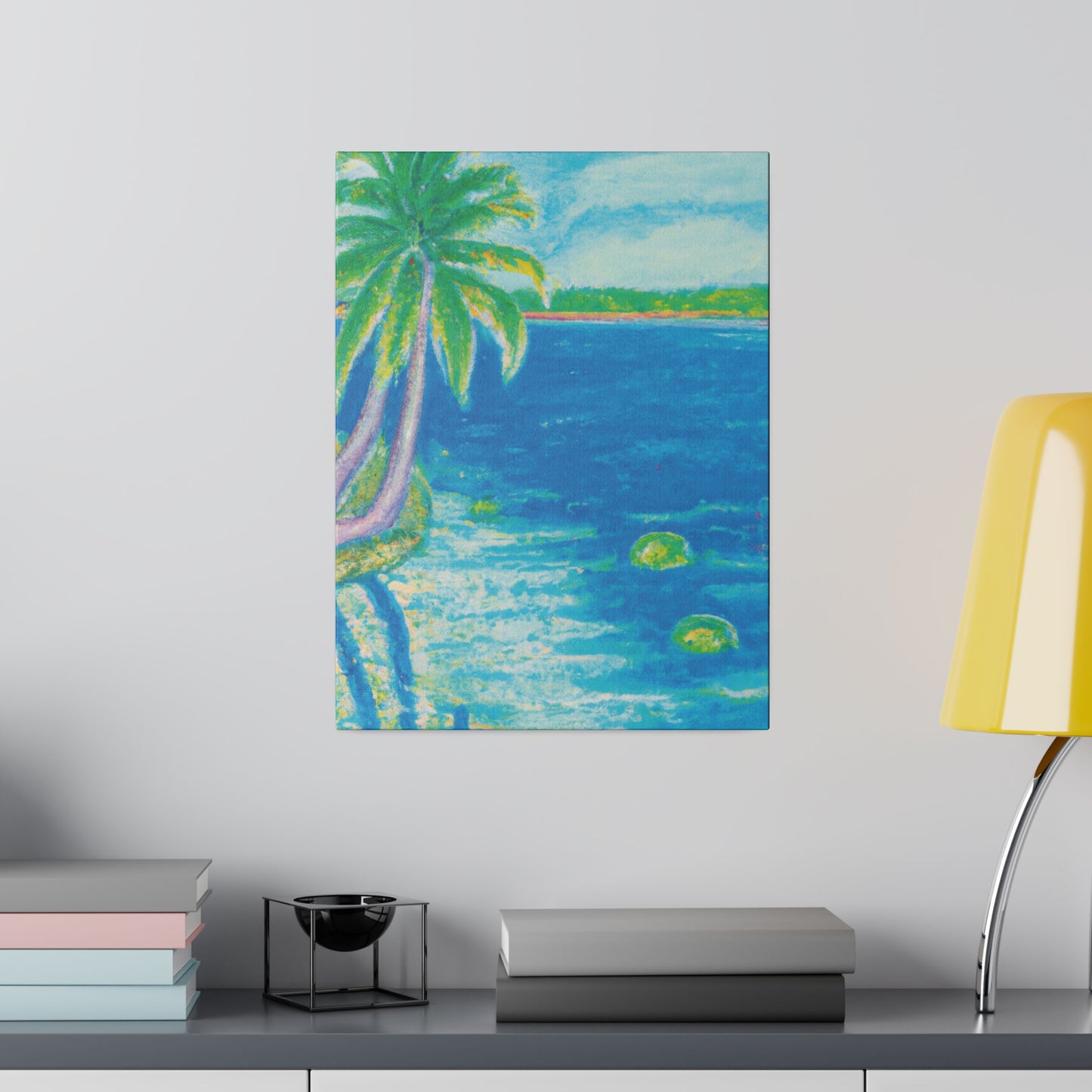 5683A - Bahamas Ocean Painting Print | Bahamas | Ocean | Beach | Poster | Home Decor | Wall Art | Canvas