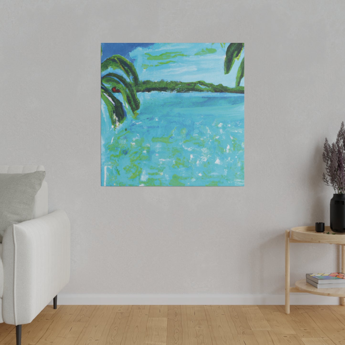 2143W - Bahamas Ocean Painting Print | Bahamas | Ocean | Beach | Poster | Home Decor | Wall Art | Canvas