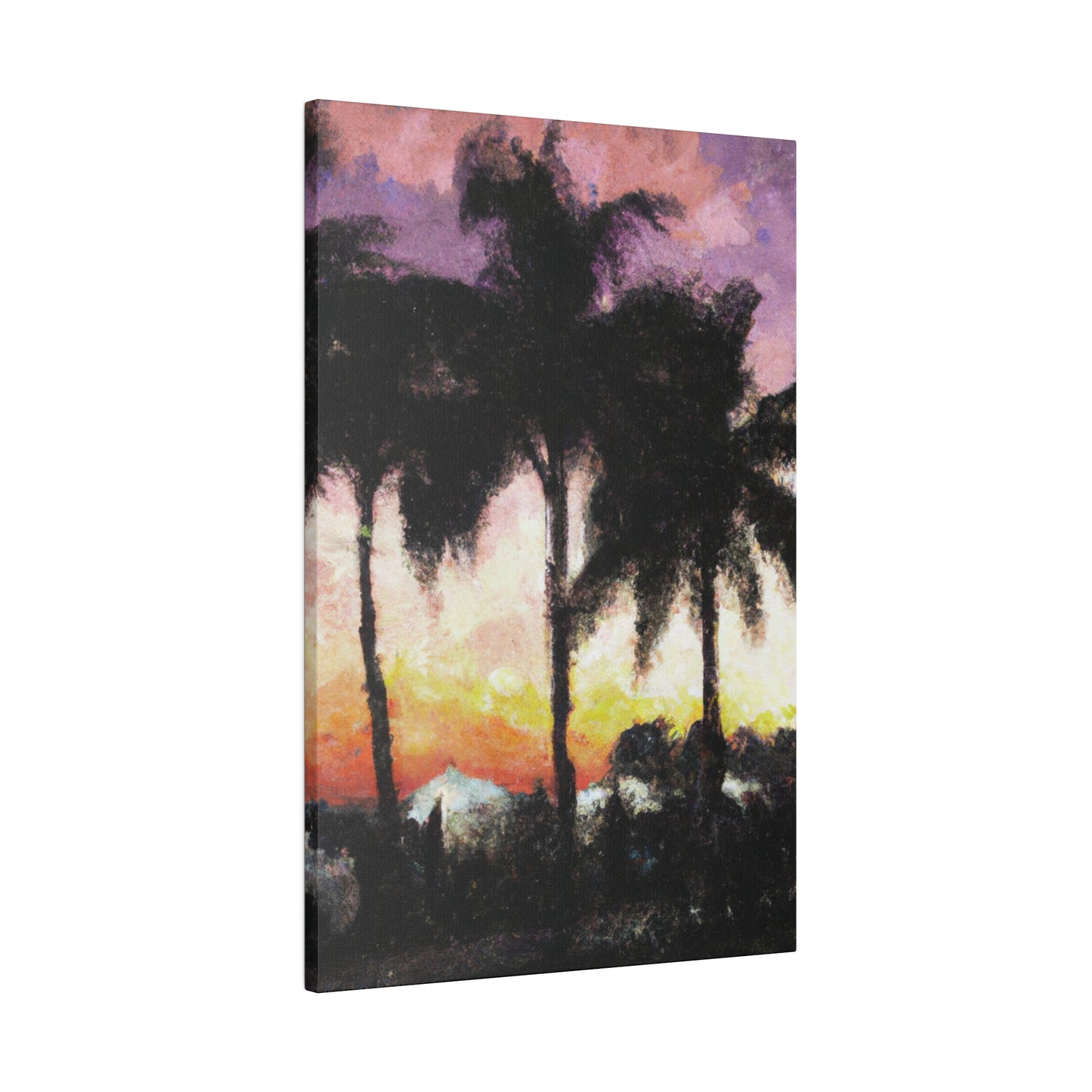 8185A - Miami Beach Sunset Painting Print | Miami | Beach | Sunset | Poster | Home Decor | Wall Art | Canvas