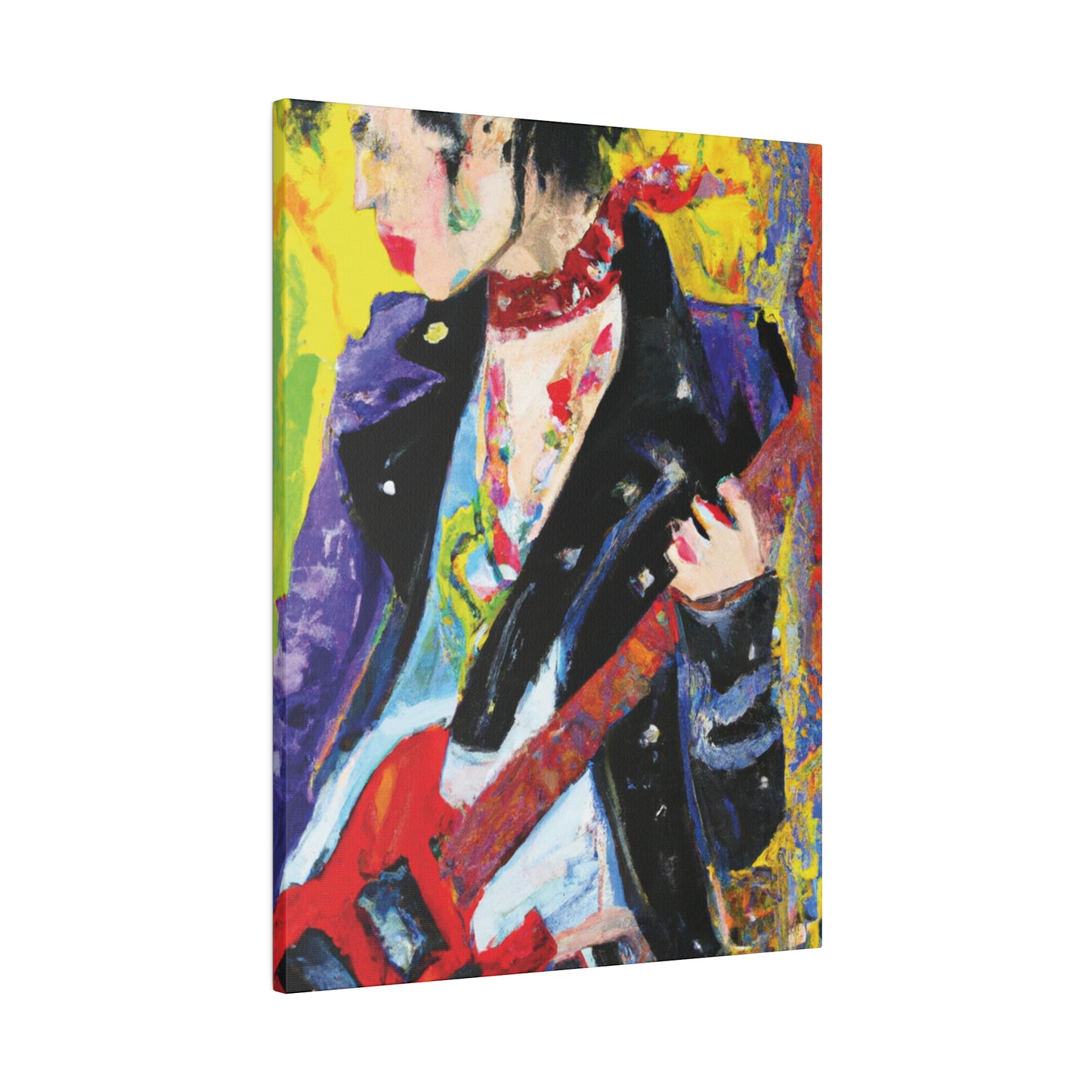 4600X - Rockstar Oil Painting Style Print | Poster | Home Decor | Wall Art | Music Art | Canvas