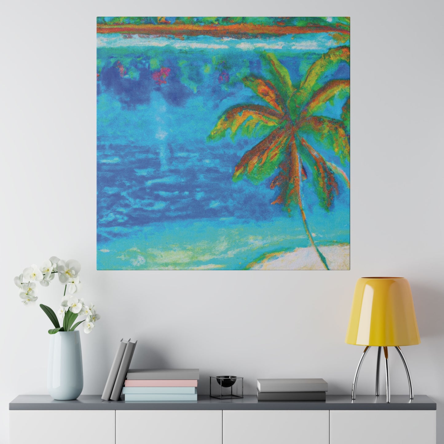 8252T - Bahamas Ocean Painting Print | Bahamas | Ocean | Beach | Poster | Home Decor | Wall Art | Canvas