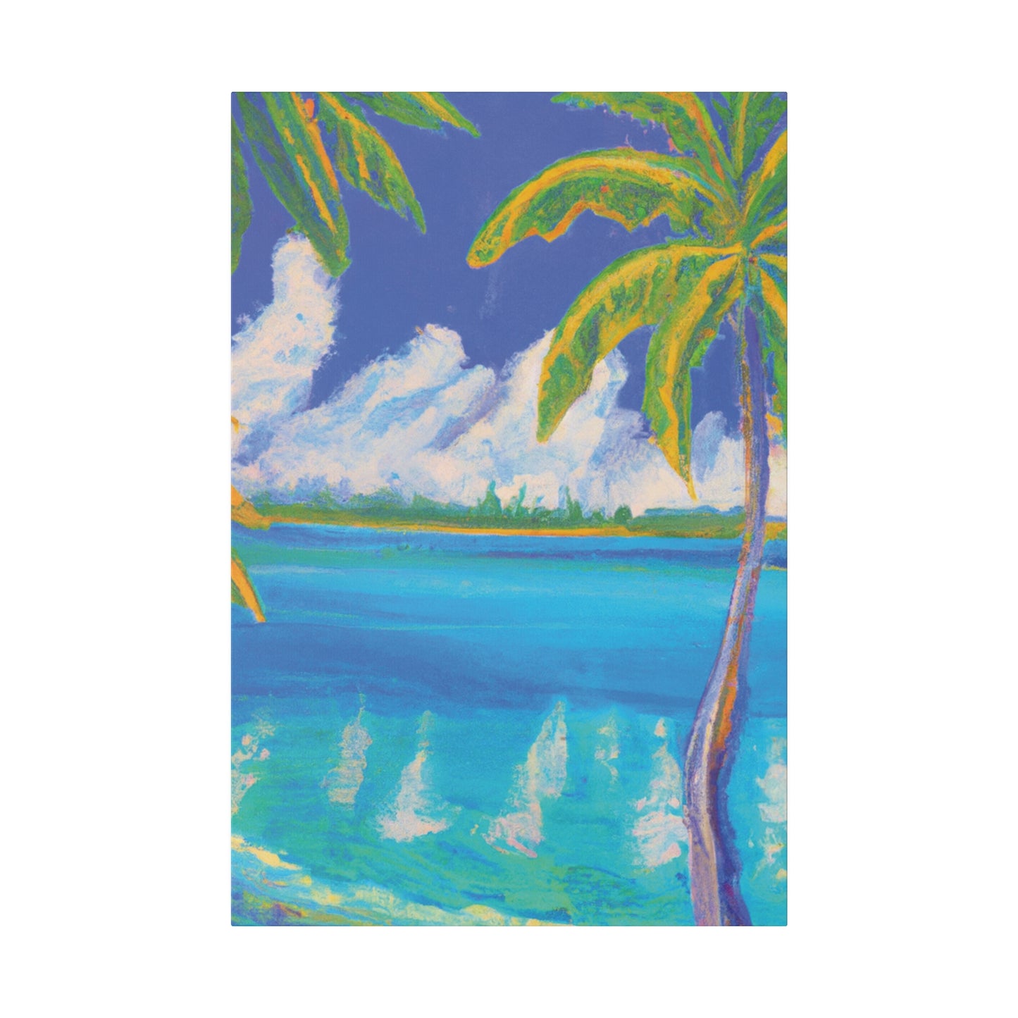 3054I - Bahamas Ocean Painting Print | Bahamas | Ocean | Beach | Poster | Home Decor | Wall Art | Canvas