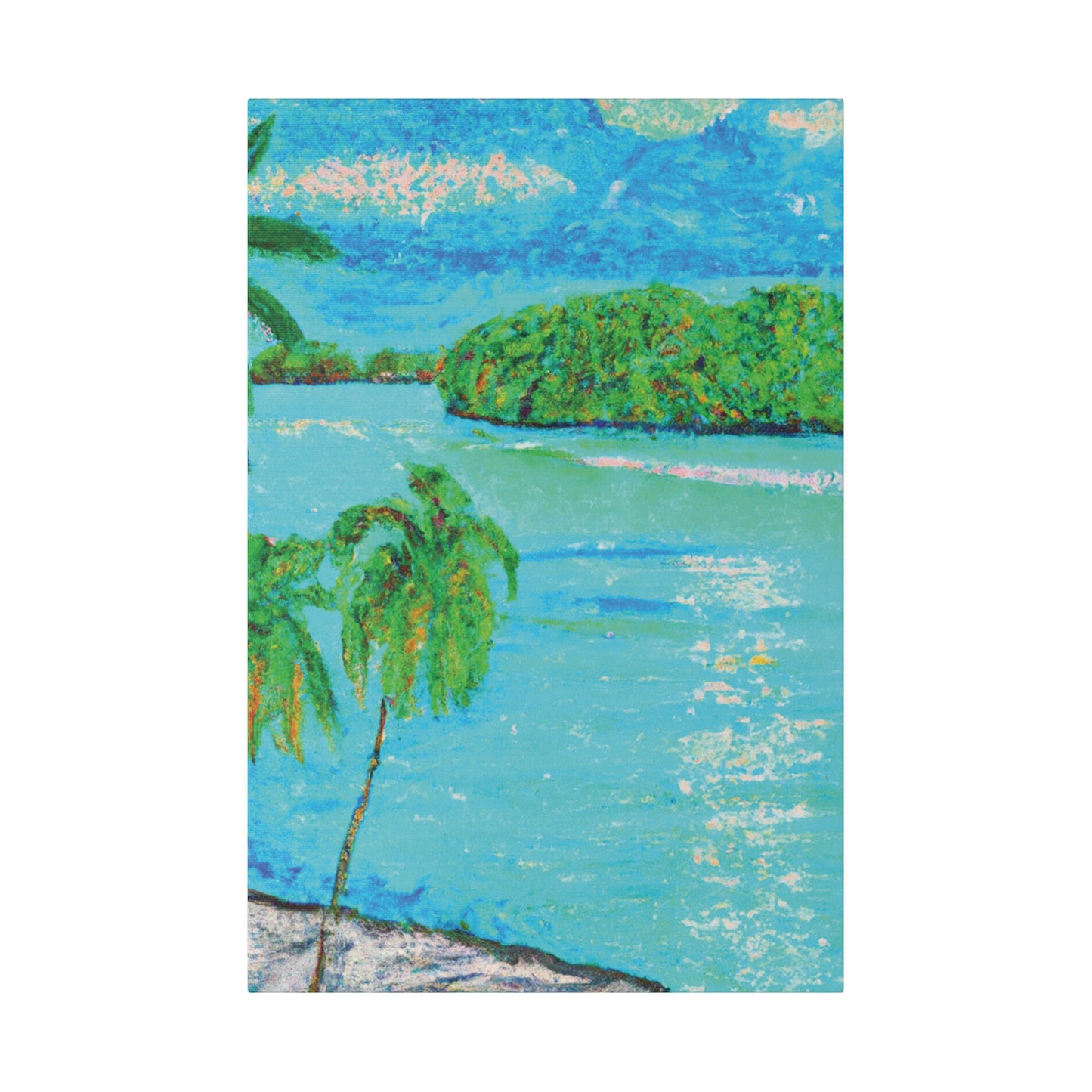 8239F - Bahamas Ocean Painting Print | Bahamas | Ocean | Beach | Poster | Home Decor | Wall Art | Canvas