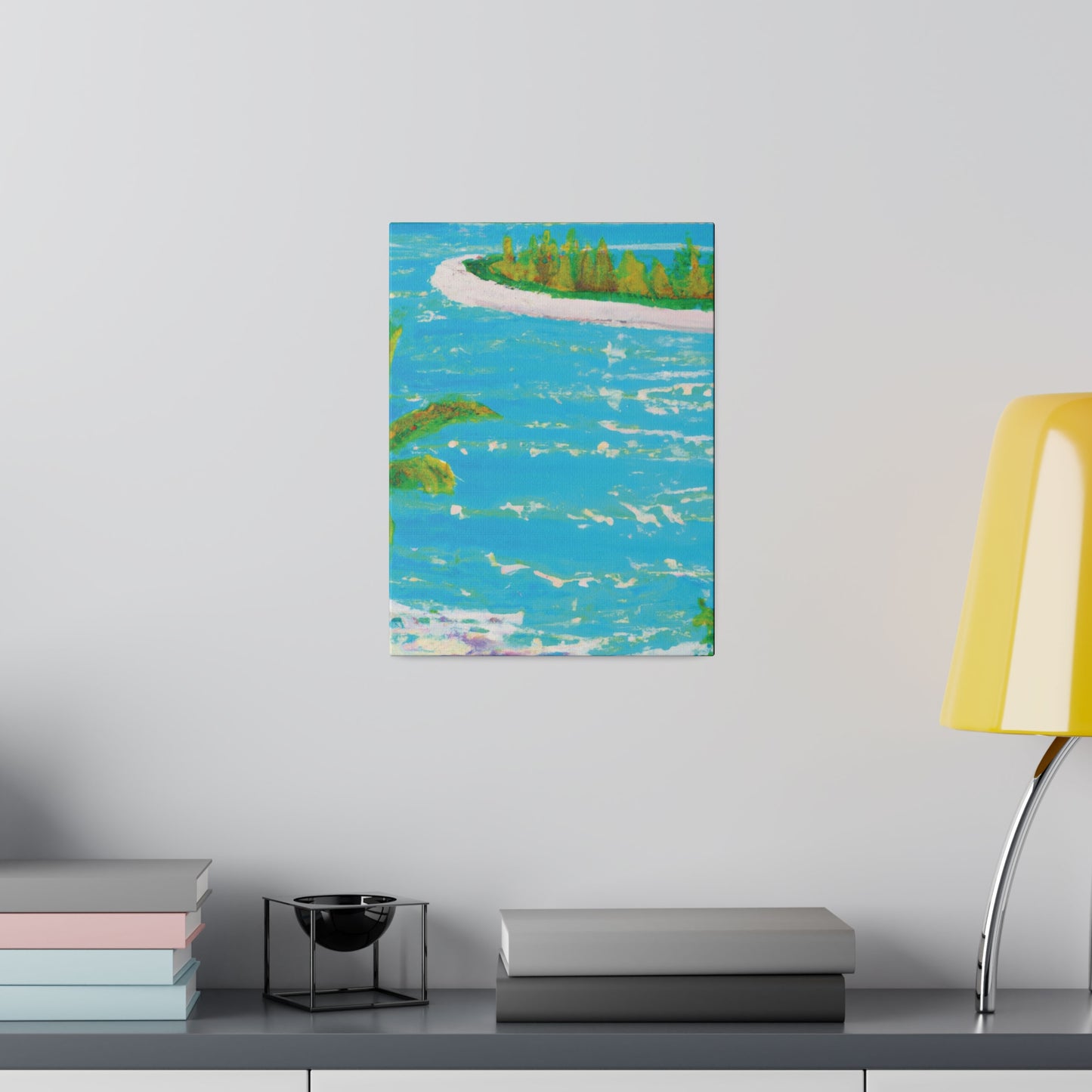 9555G - Bahamas Ocean Painting Print | Bahamas | Ocean | Beach | Poster | Home Decor | Wall Art | Canvas