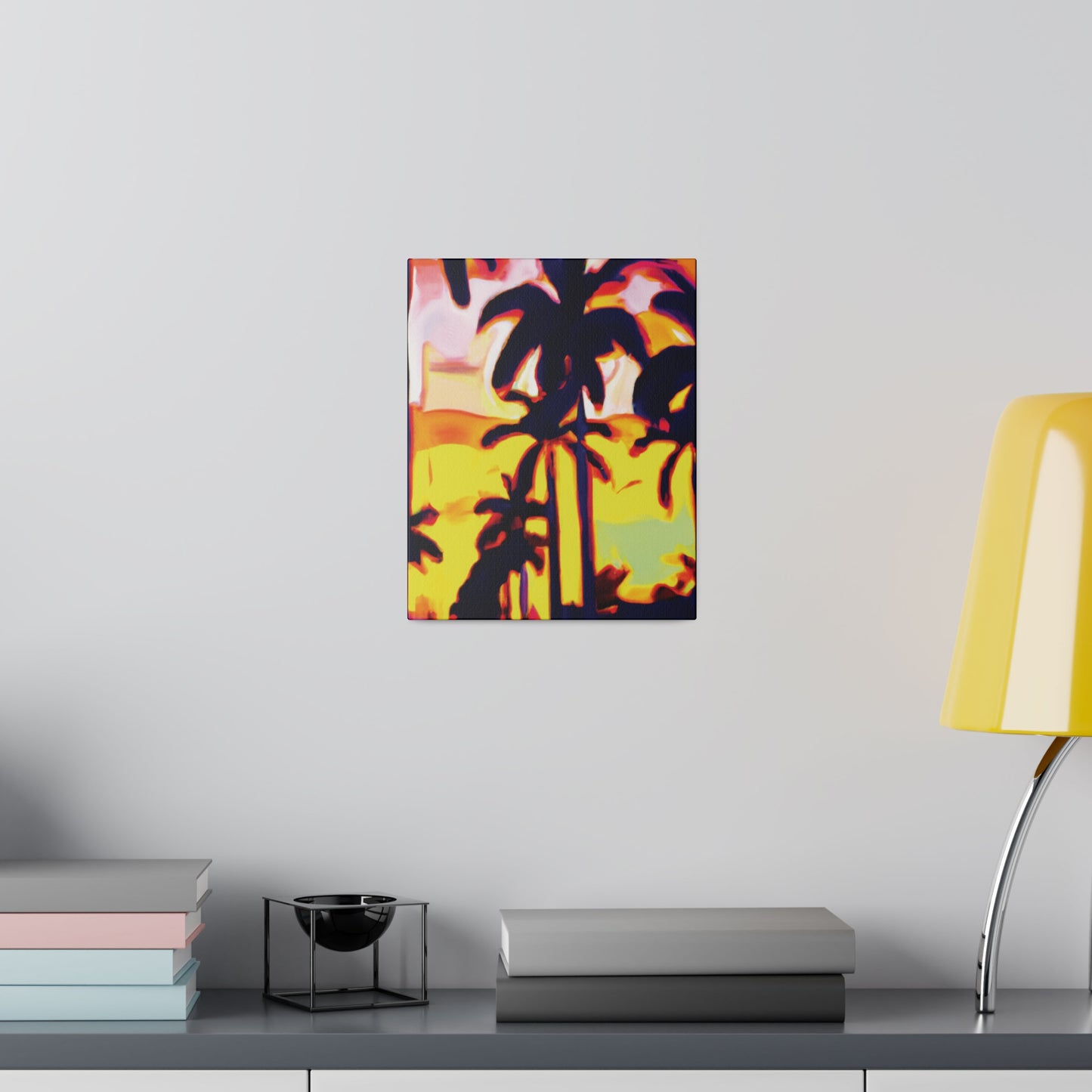 8254X - Miami Beach Sunset Painting Print | Miami | Beach | Sunset | Poster | Home Decor | Wall Art | Canvas