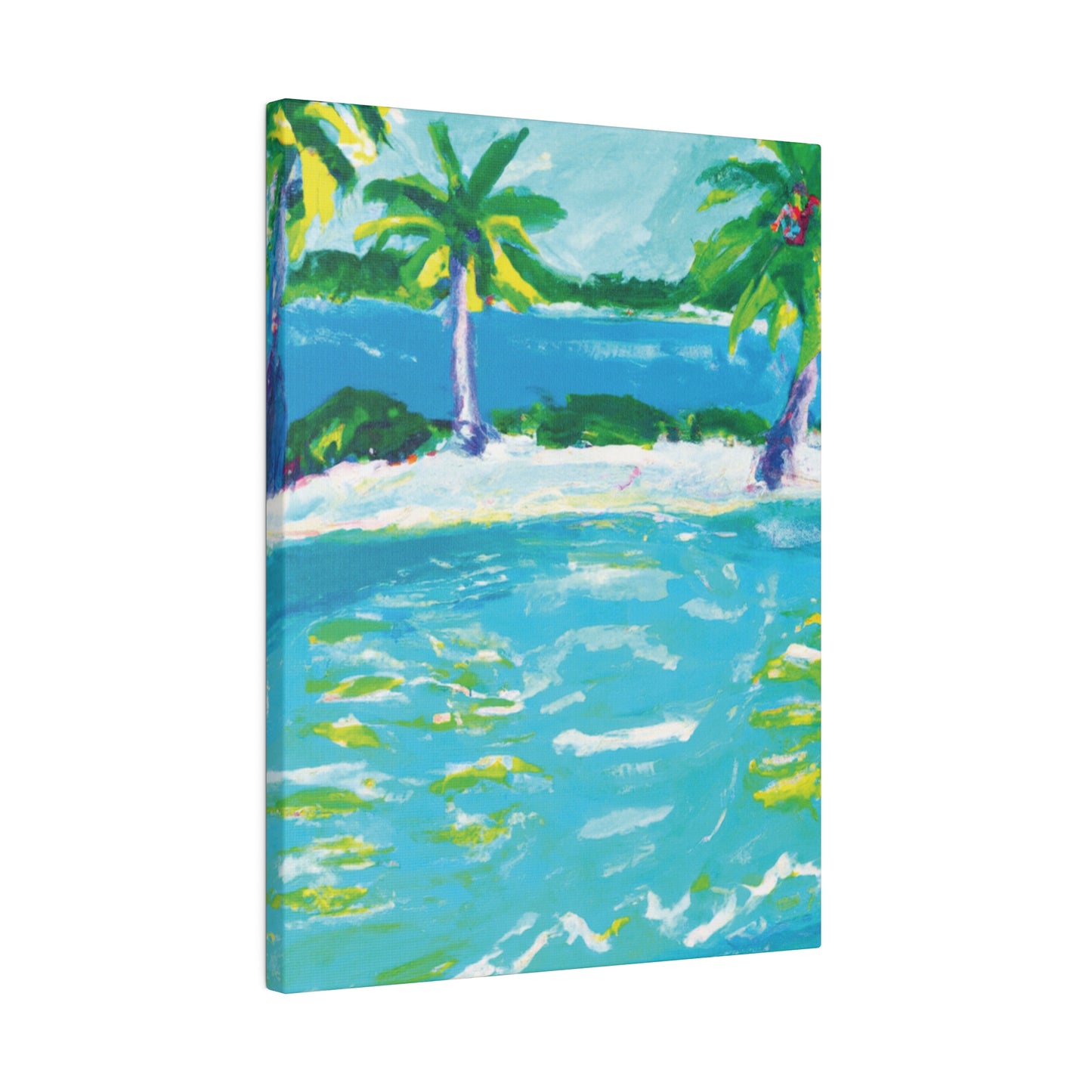 9256K - Bahamas Ocean Painting Print | Bahamas | Ocean | Beach | Poster | Home Decor | Wall Art | Canvas