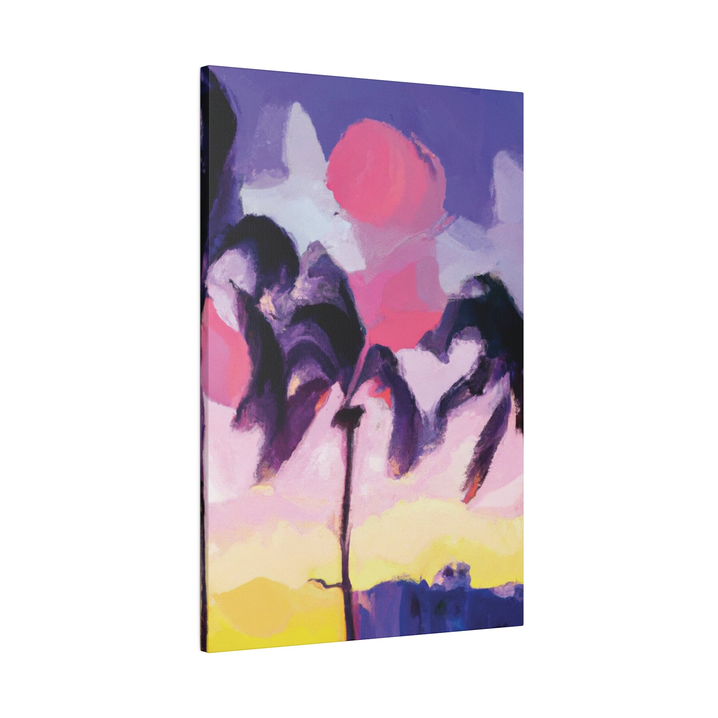 8189L - Miami Beach Sunset Painting Print | Miami | Beach | Sunset | Poster | Home Decor | Wall Art | Canvas