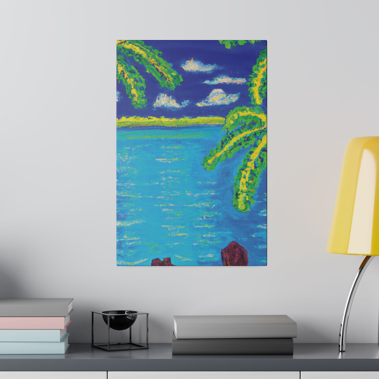 9774Z - Bahamas Ocean Painting Print | Bahamas | Ocean | Beach | Poster | Home Decor | Wall Art | Canvas