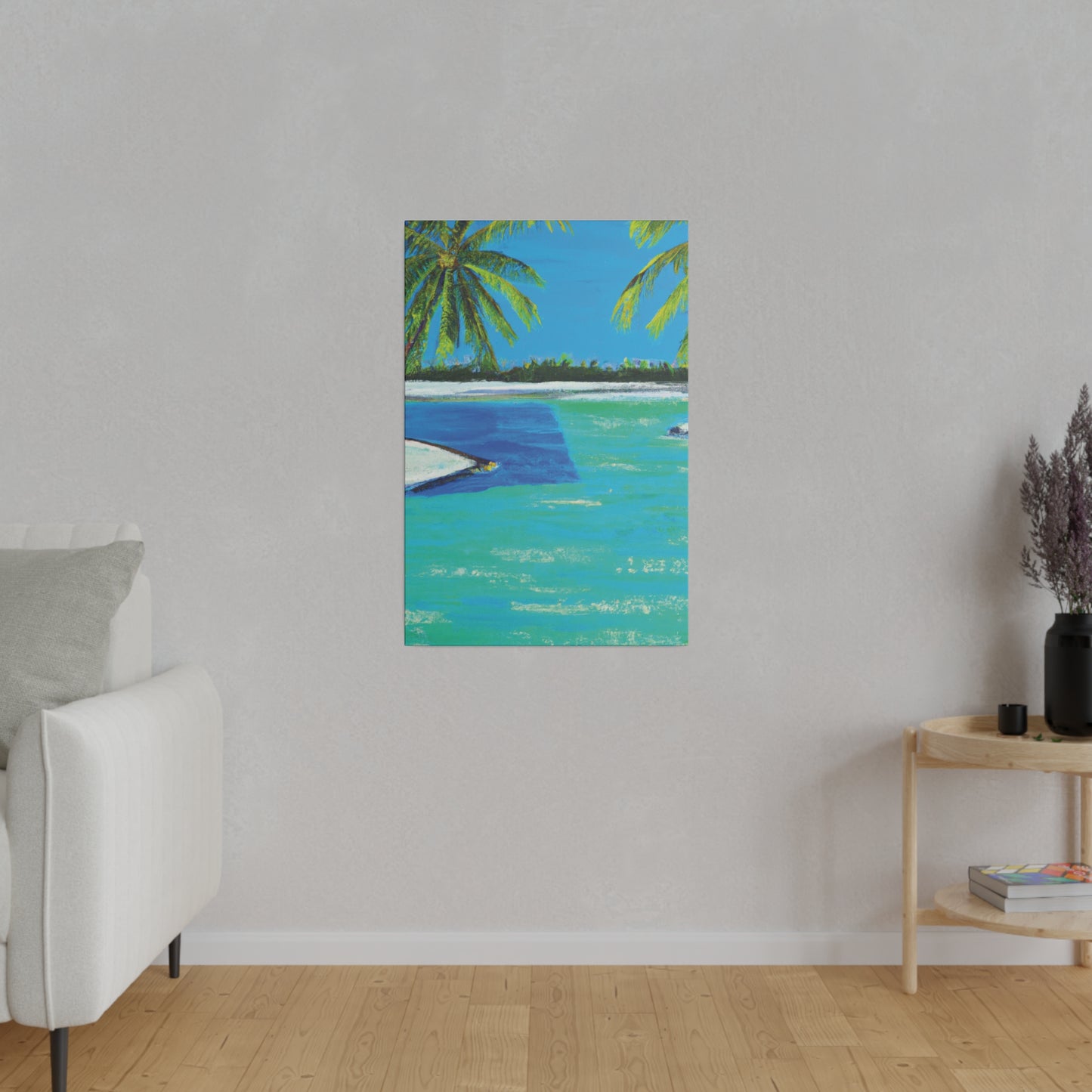 9761V - Bahamas Ocean Painting Print | Bahamas | Ocean | Beach | Poster | Home Decor | Wall Art | Canvas