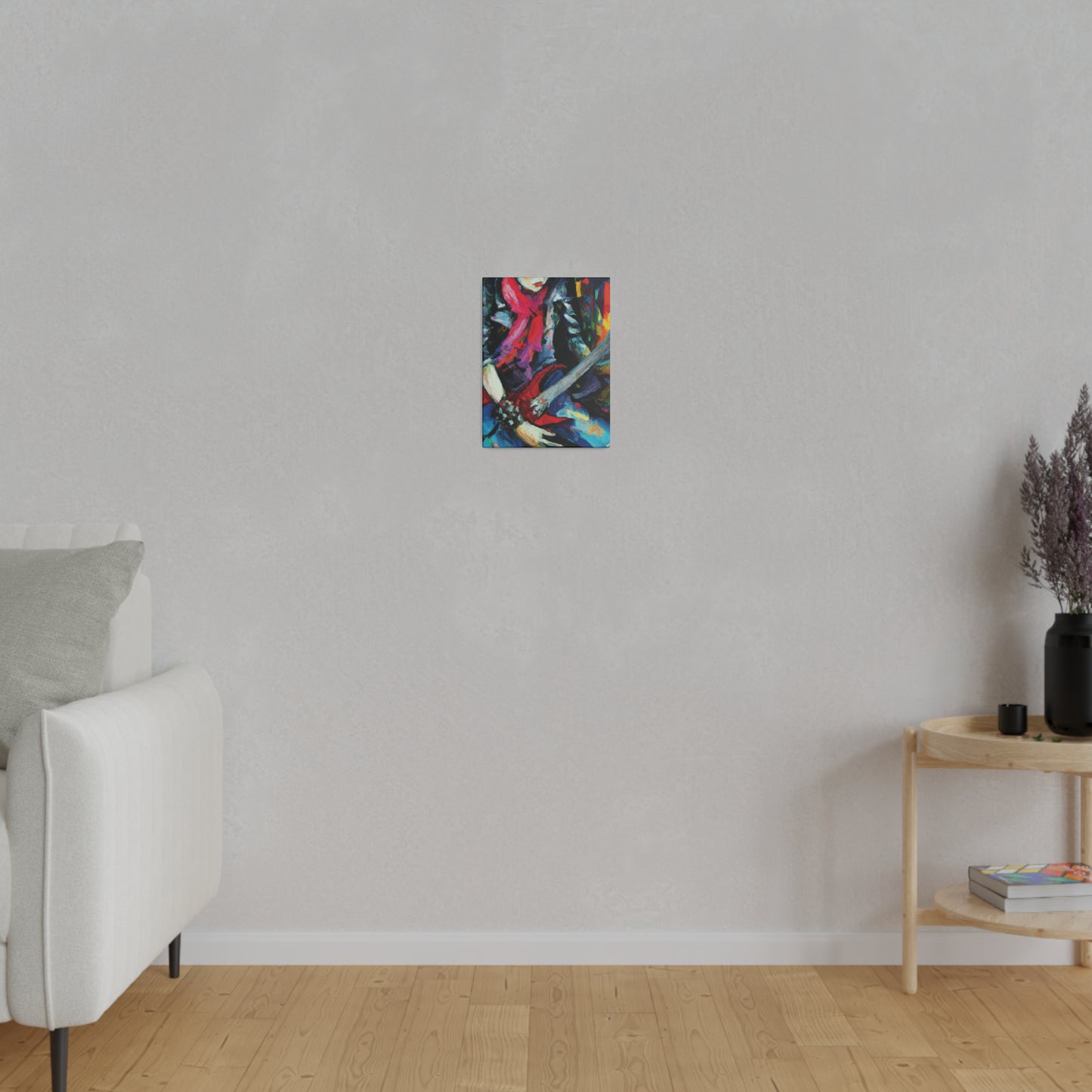 834A - Rockstar Oil Painting Style Print | Poster | Home Decor | Wall Art | Music Art | Canvas
