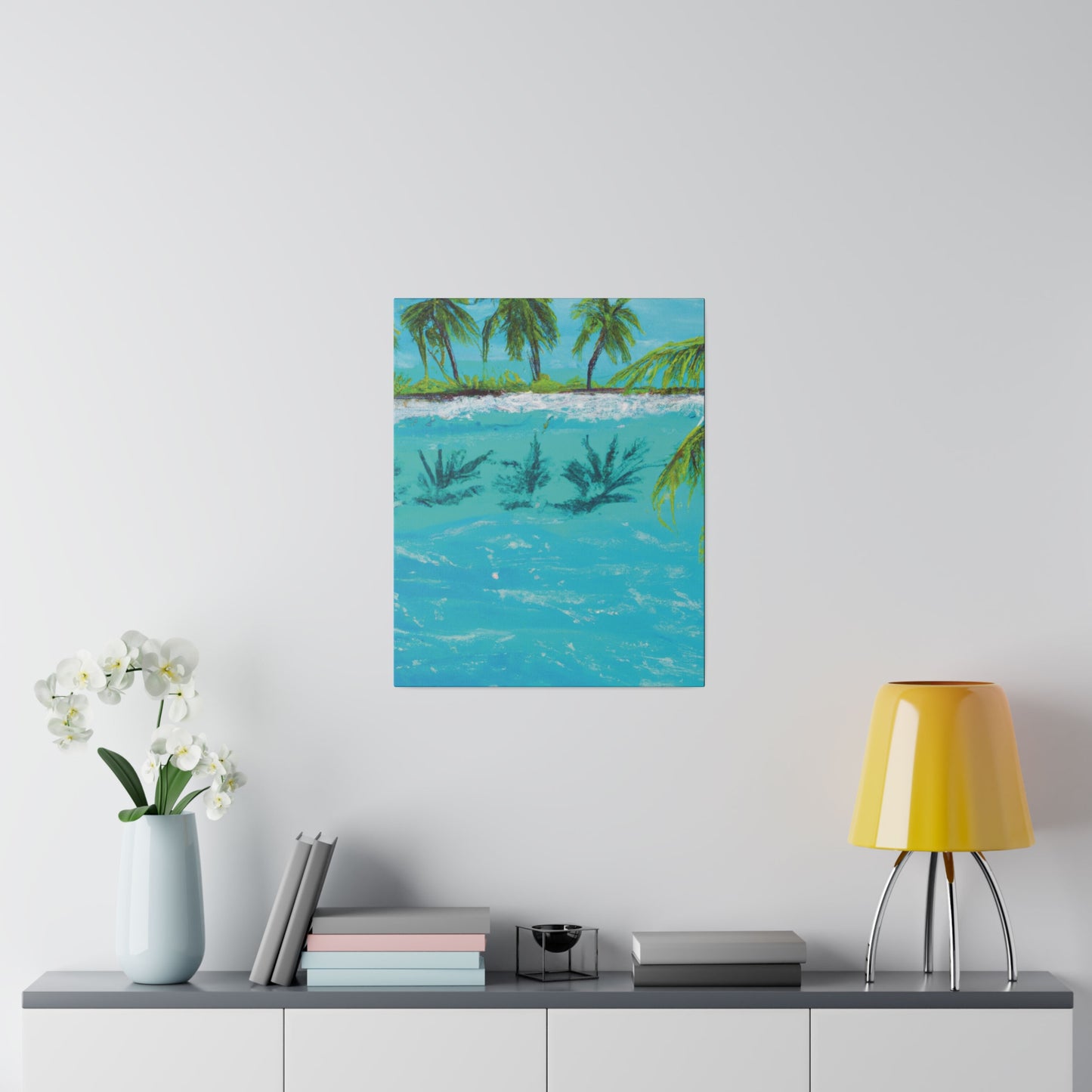 8321K - Bahamas Ocean Painting Print | Bahamas | Ocean | Beach | Poster | Home Decor | Wall Art | Canvas