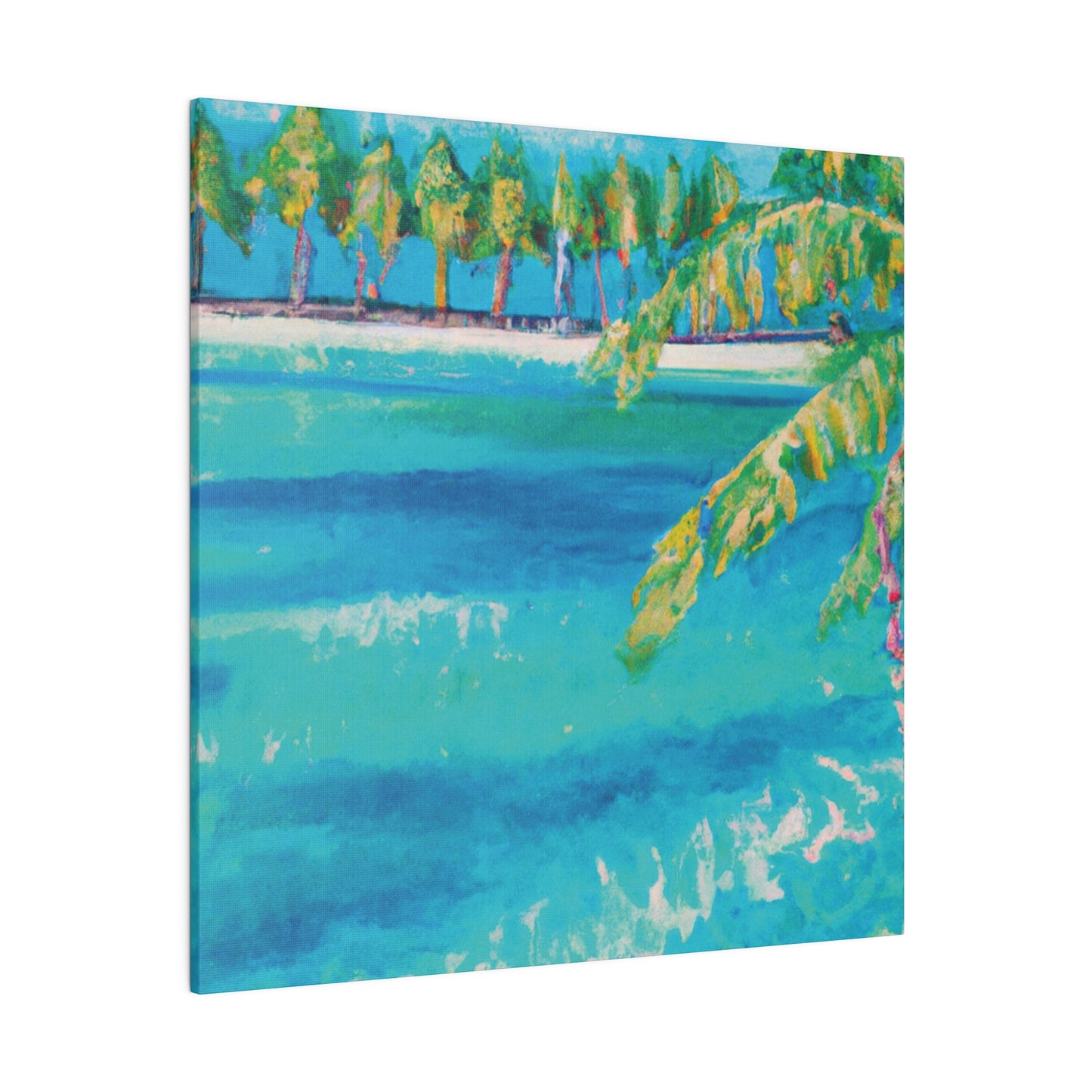 6000X - Bahamas Ocean Painting Print | Bahamas | Ocean | Beach | Poster | Home Decor | Wall Art | Canvas