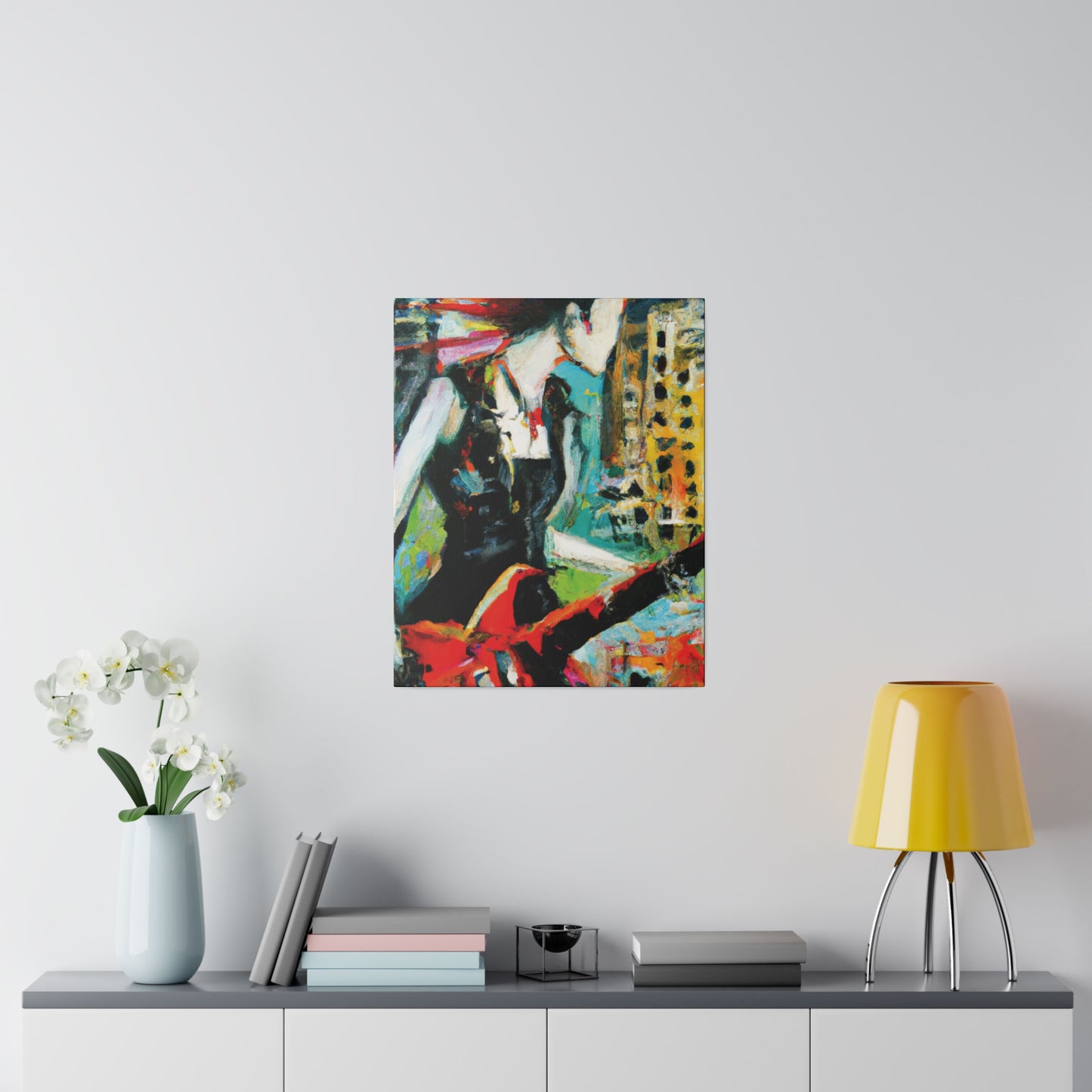 3226O - Rockstar Oil Painting Style Print | Poster | Home Decor | Wall Art | Music Art | Canvas