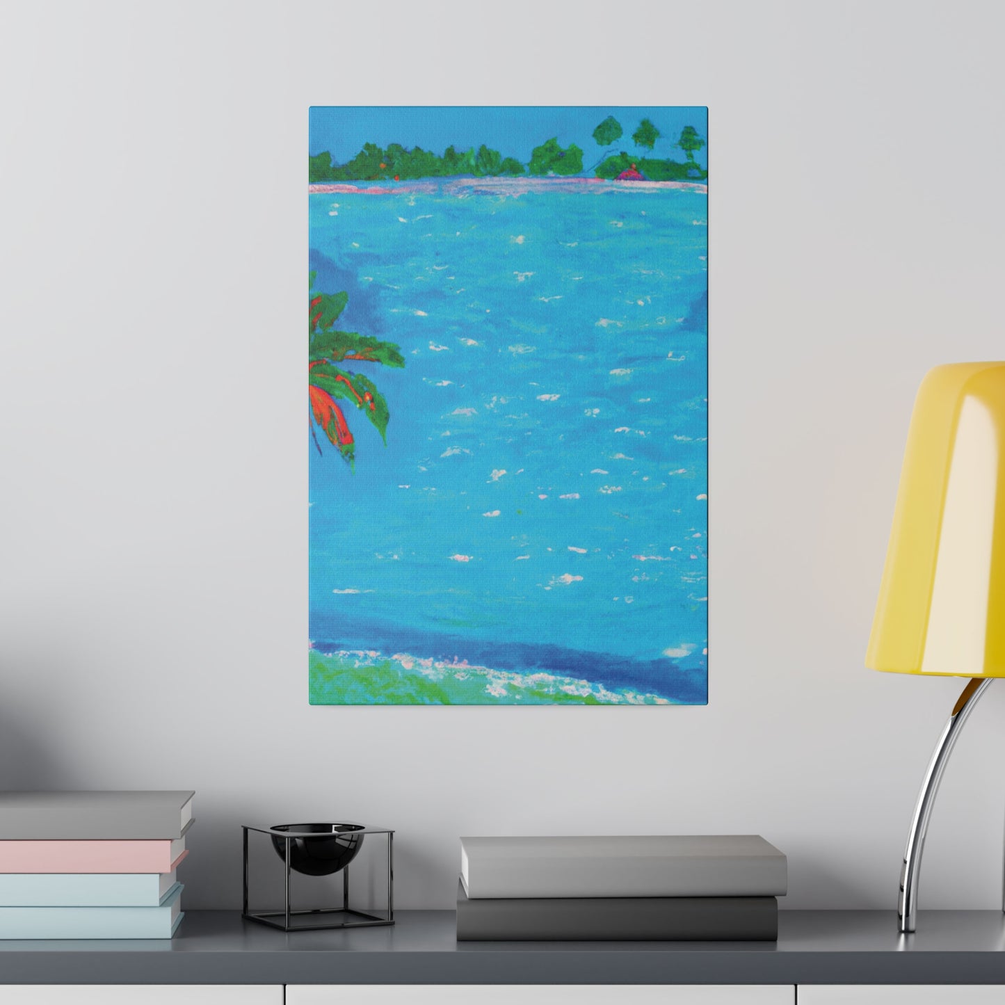 5286G - Bahamas Ocean Painting Print | Bahamas | Ocean | Beach | Poster | Home Decor | Wall Art | Canvas