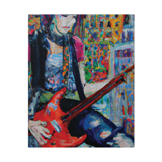 7661H - Rockstar Oil Painting Style Print | Poster | Home Decor | Wall Art | Music Art | Canvas