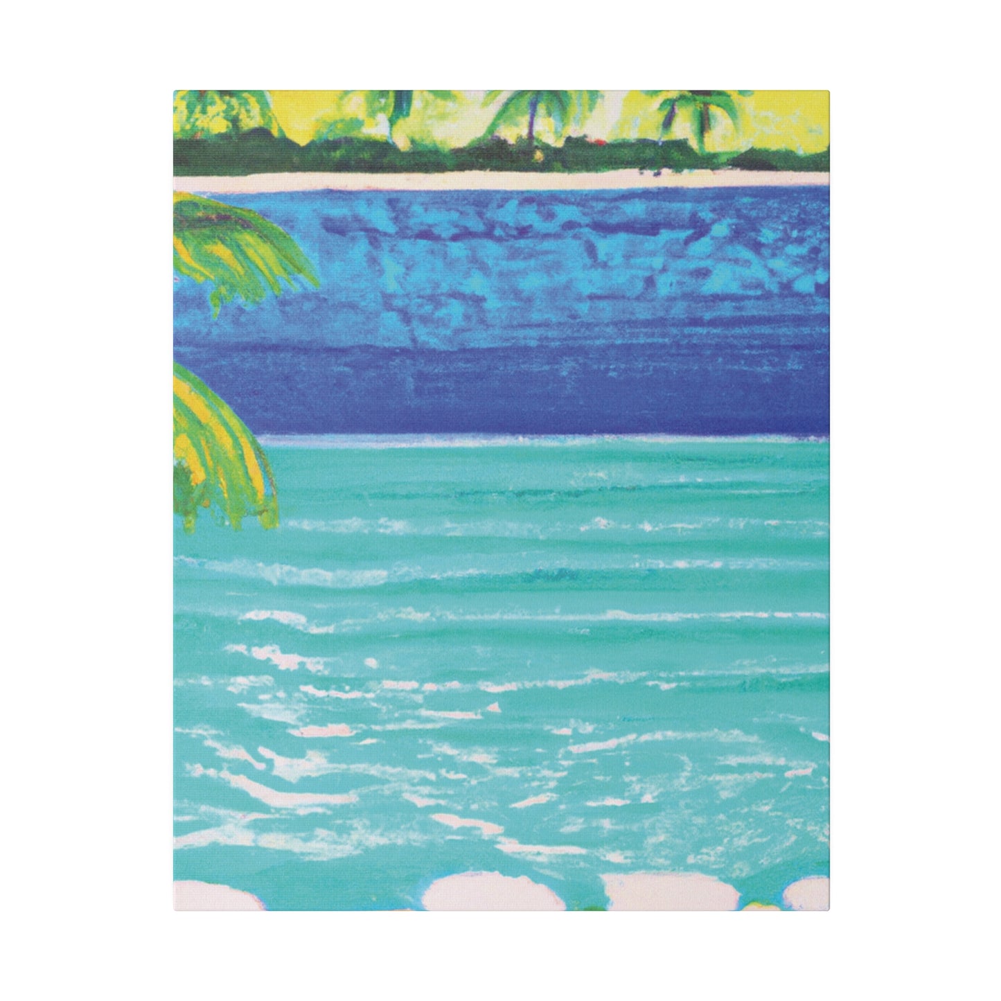 4234Z - Bahamas Ocean Painting Print | Bahamas | Ocean | Beach | Poster | Home Decor | Wall Art | Canvas