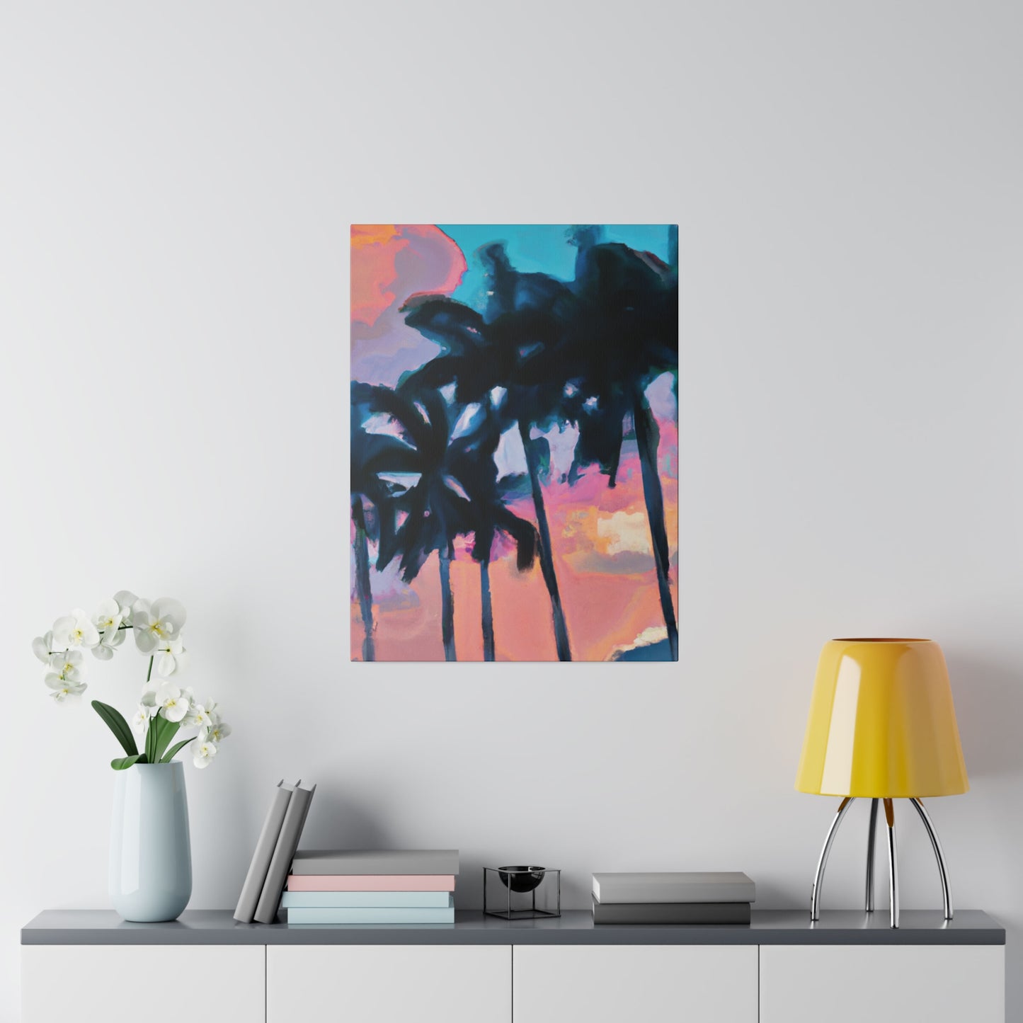 7234X - Miami Beach Sunset Painting Print | Miami | Beach | Sunset | Poster | Home Decor | Wall Art | Canvas