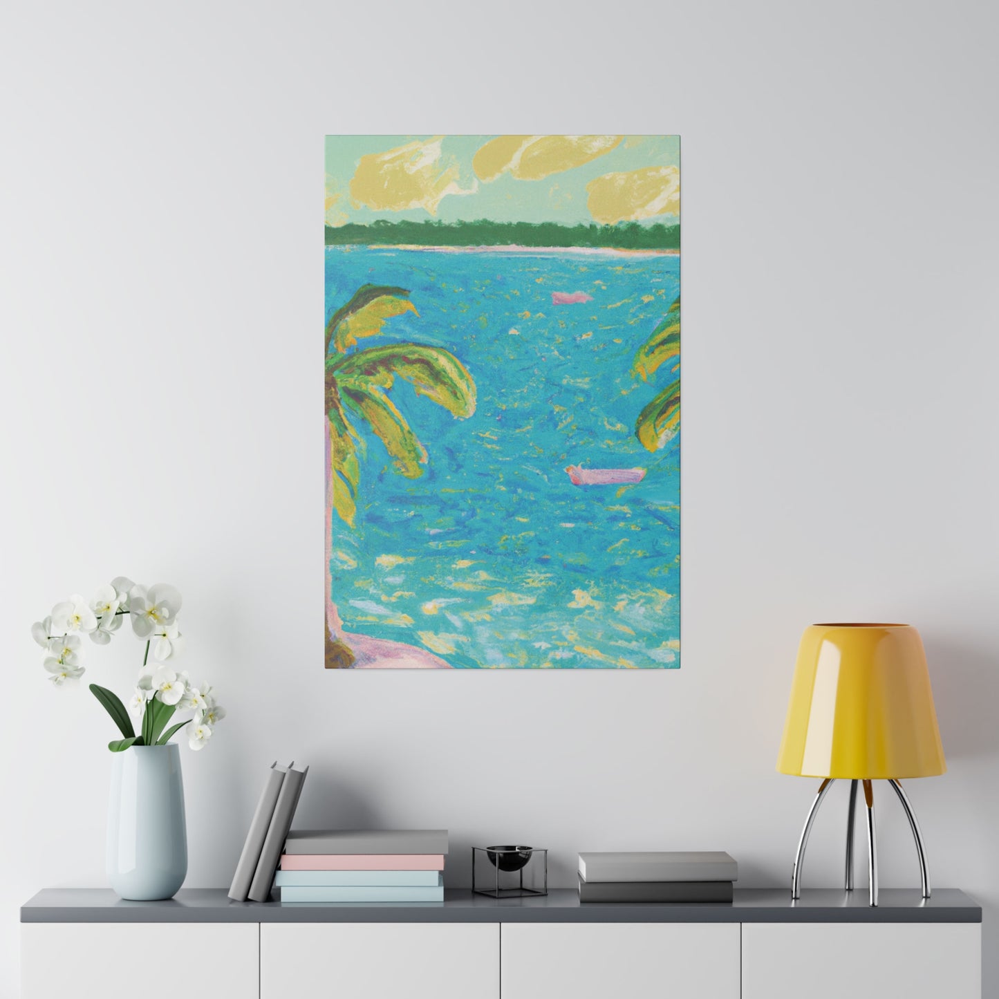 9482 Z - Bahamas Ocean Painting Print | Bahamas | Ocean | Beach | Poster | Home Decor | Wall Art | Canvas