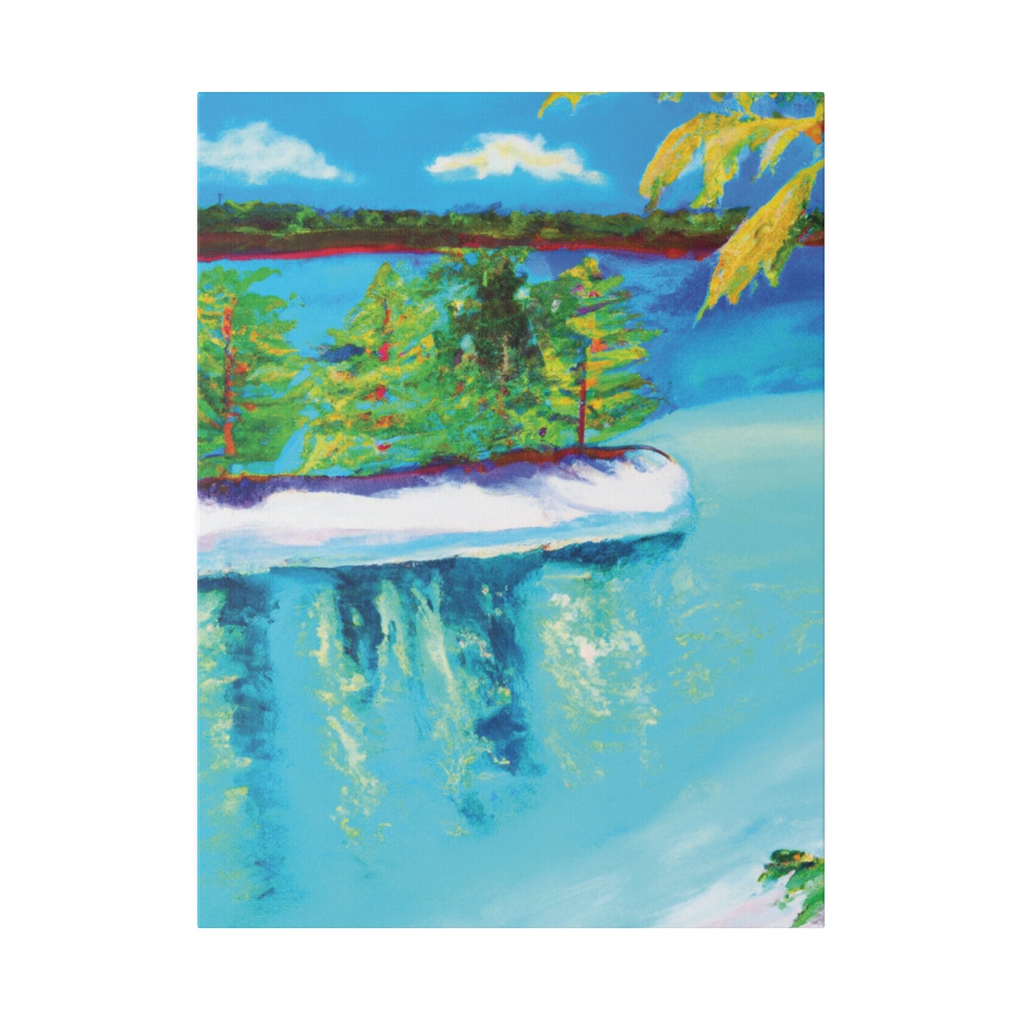 7186C - Bahamas Ocean Painting Print | Bahamas | Ocean | Beach | Poster | Home Decor | Wall Art | Canvas