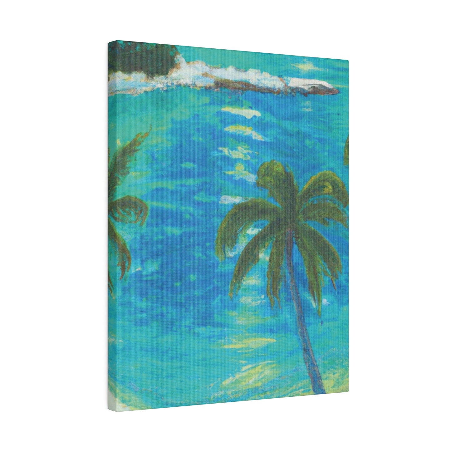 4512F - Bahamas Ocean Painting Print | Bahamas | Ocean | Beach | Poster | Home Decor | Wall Art | Canvas